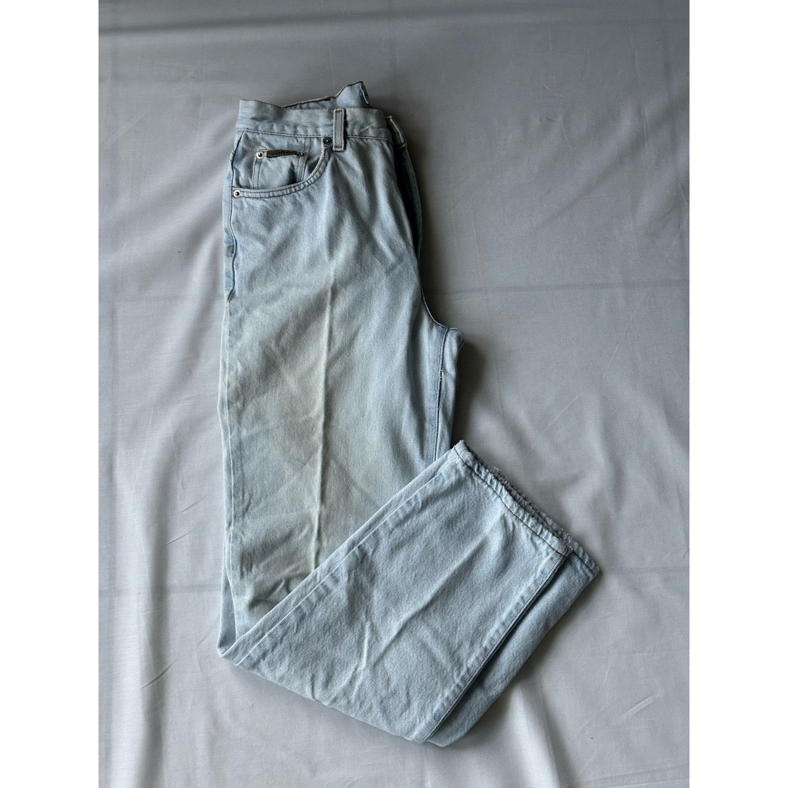 Calvin Klein Calvin Klein Jeans W 8 Blue Denim Distressed Straight Leg Size 30" / US 8 / IT 44 - 3 Thumbnail
