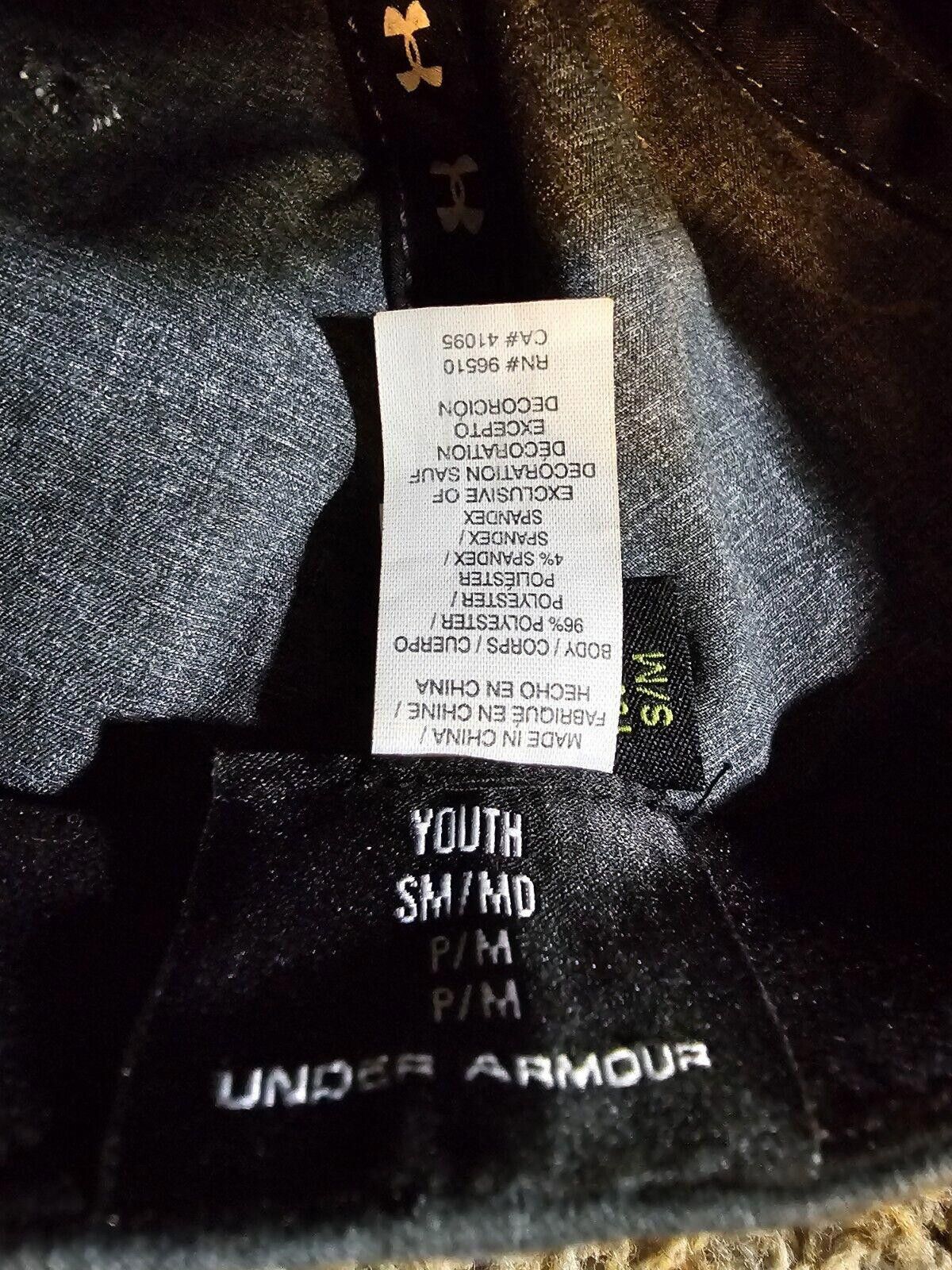 Under Armour Under Armour Gray Neon Youth Fitted Baseball Hat Cap SM / MD Size ONE SIZE - 9 Thumbnail