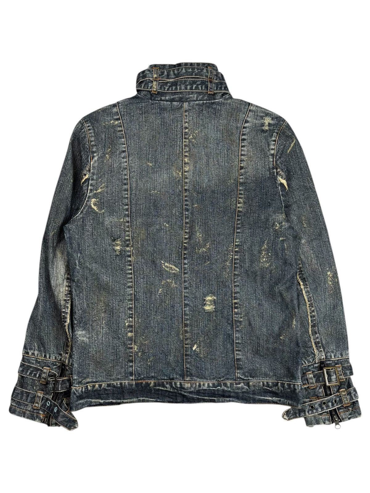 Ekam 2000s In The Attic - Bondage Rider Denim Jacket Size US M / EU 48-50 / 2 - 4 Thumbnail