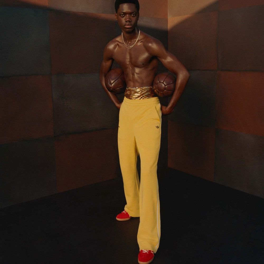 image of Adidas Wales Bonner Track Pants - Fade Gold Hg6261 Size “L” in Yellow, Men's