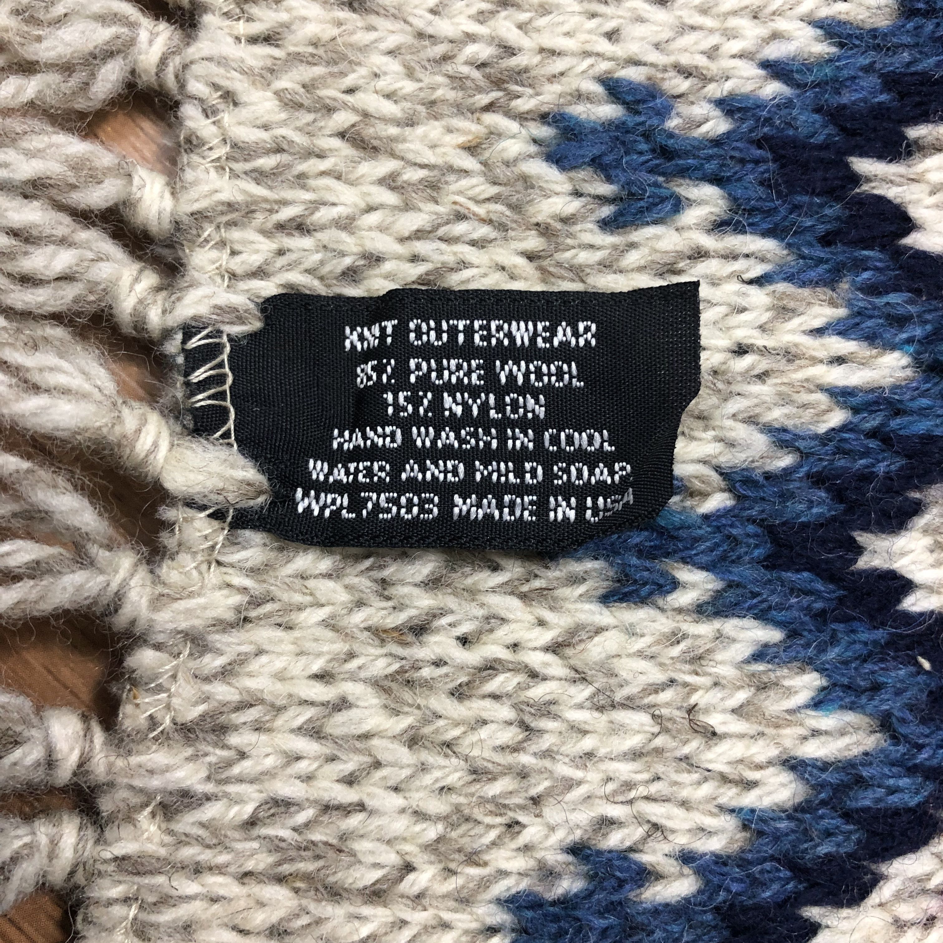 Vintage Vintage Navajo American Native Wool Scarf Muffler MF272 Size ONE SIZE - 3 Thumbnail