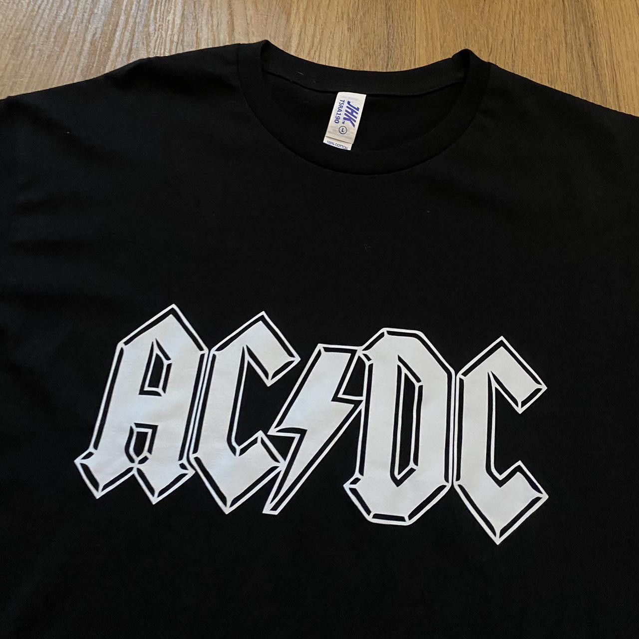 AC/DC Black AC/DC band tee #rockbandtee Size US L / EU 52-54 / 3 - 3 Thumbnail