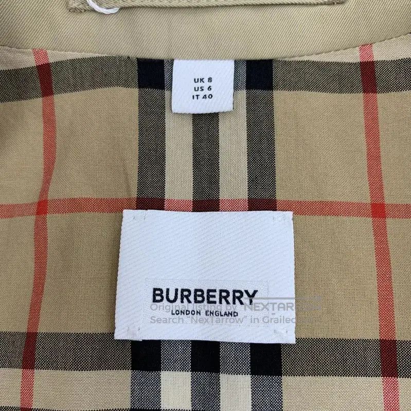 Burberry Burberry Brown Cotton Women's Trench Coat. Size M / US 6-8 / IT 42-44 - 5 Thumbnail