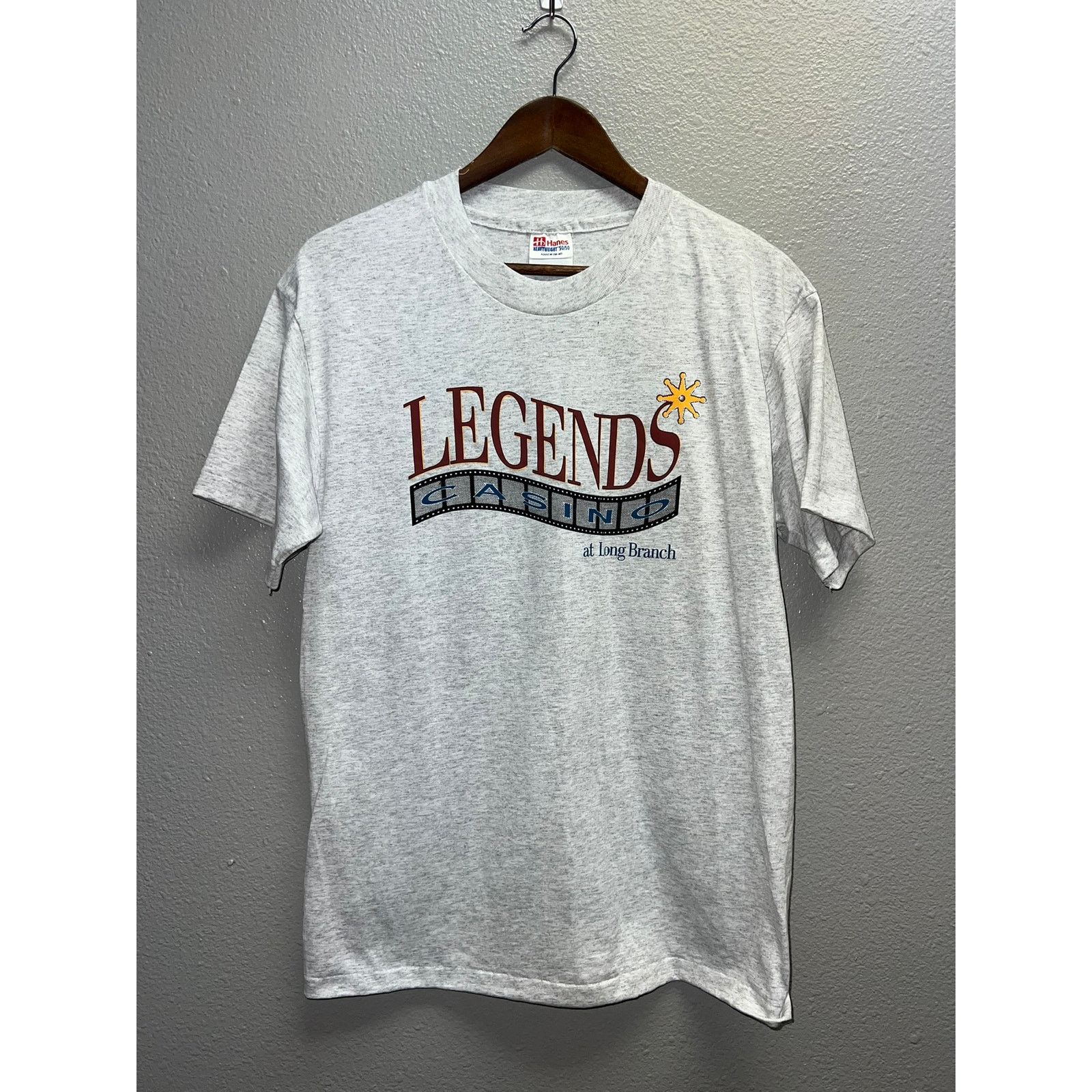 Hanes Vintage Legends Casino Shirt Long Branch Gray Hanes 90s M Size US M / EU 48-50 / 2 - 1 Thumbnail