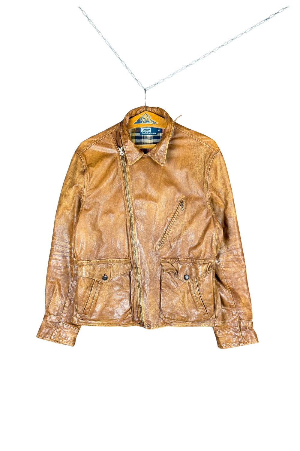 Polo Ralph Lauren fw01 Polo Ralph Lauren Leather Field / Pilot Jacket– Size US M / EU 48-50 / 2 - 1 Thumbnail