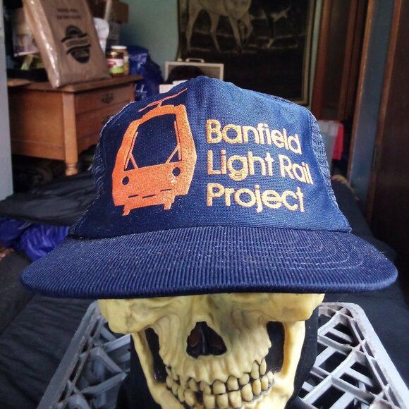 Other Vintage Banfield Light Rail Project Snap Trucker Hat Cap Size ONE SIZE - 1 Thumbnail