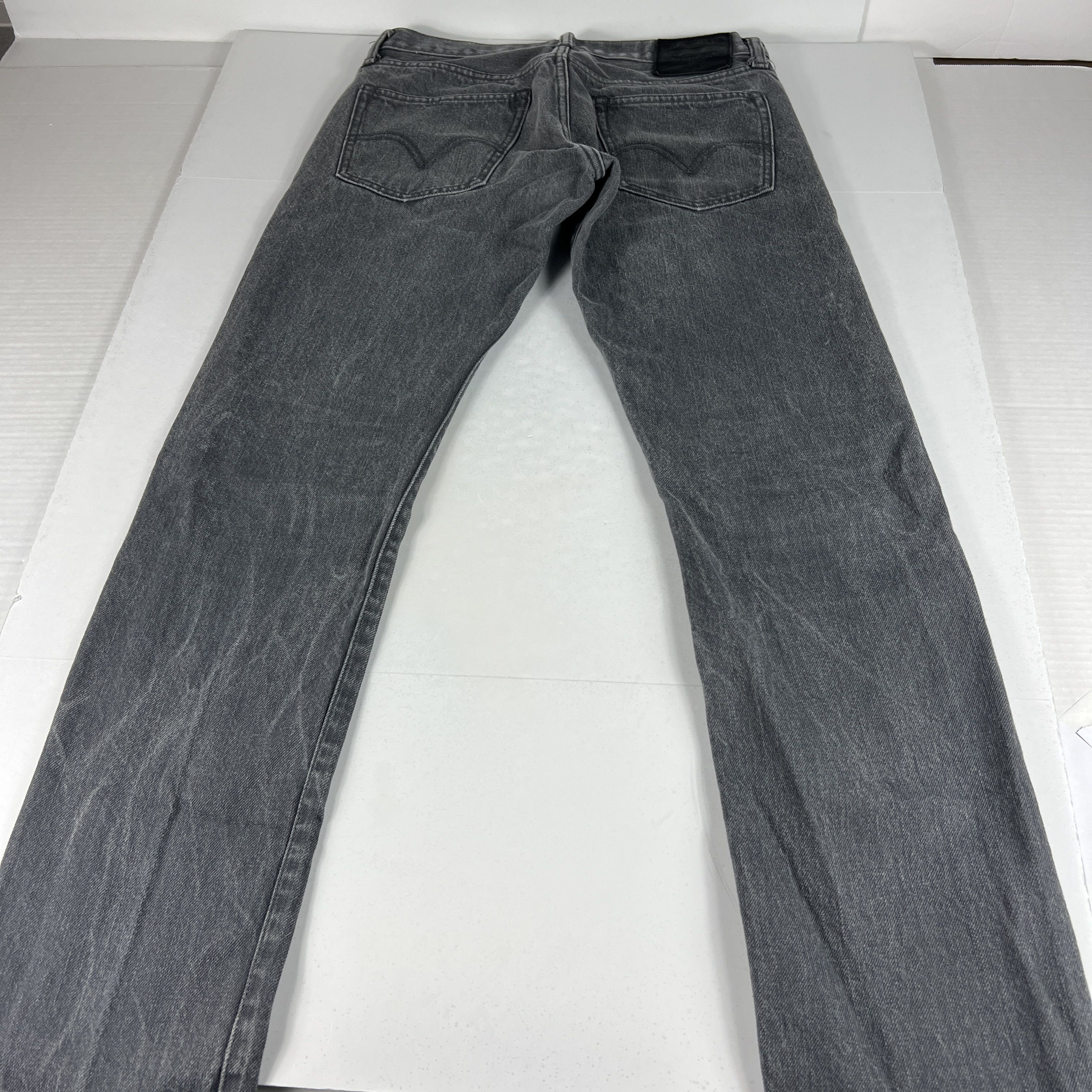 Levi's Levi's Selvedge Jeans Matchstick Skinny Grey Faded Denim Size US 32 / EU 48 - 12 Thumbnail