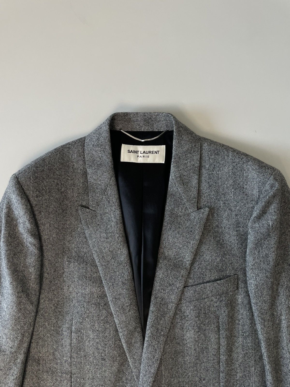 Saint Laurent Paris NEW Saint Laurent Paris FW17 Heavy Fishtail Coat Size US M / EU 48-50 / 2 - 2 Thumbnail