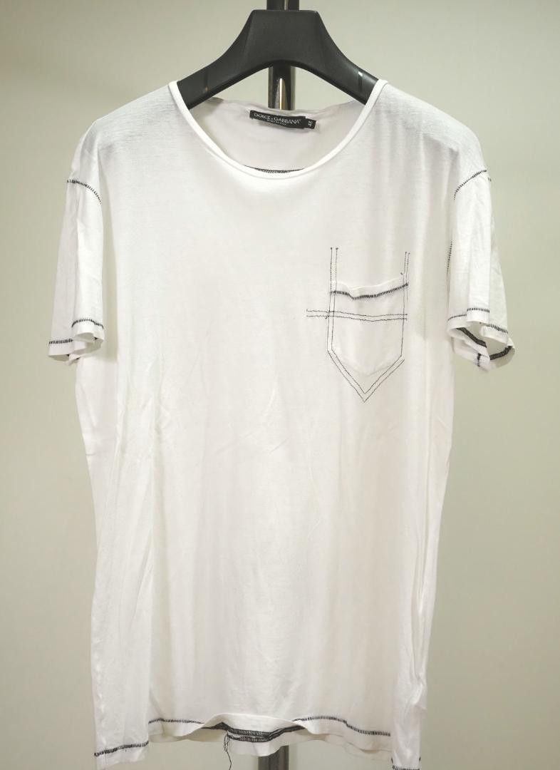 Dolce & Gabbana Dolce & Gabbana stitch contrast t shirt Size US M / EU 48-50 / 2 - 1 Thumbnail