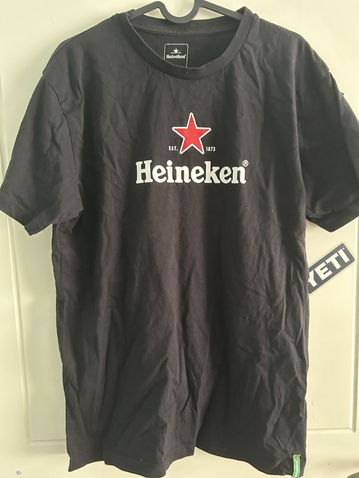 Heineken heineken logo black tee Size US M / EU 48-50 / 2 - 1 Preview