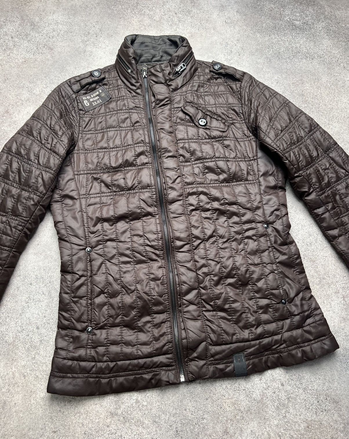 G-Star G-Star Raw vintage quilted biker jacket Size M / US 6-8 / IT 42-44 - 4 Thumbnail