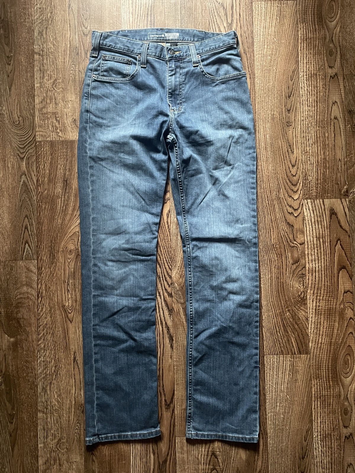 Carhartt Vintage Carhartt Jeans Mud Washed Baggy Faded 90s Japanese Size US 32 / EU 48 - 4 Thumbnail