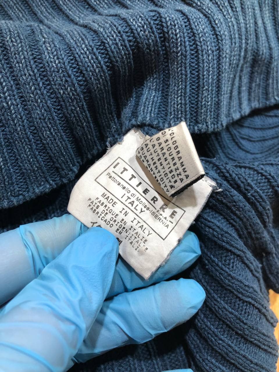 Dolce & Gabbana Dolce & Gabbana Vintage Blue Men's Sweater Size US XL / EU 56 / 4 - 4 Thumbnail