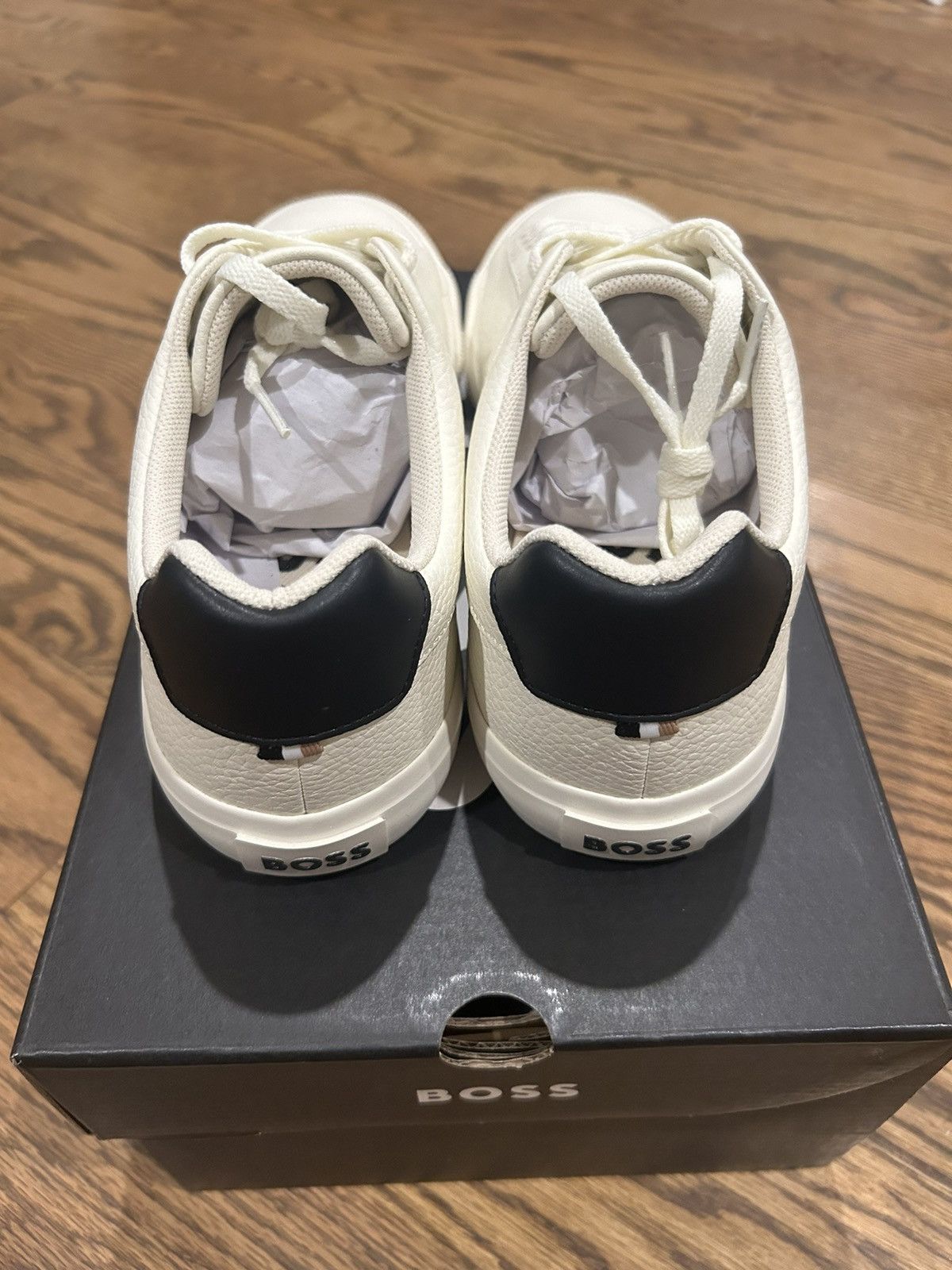 Hugo Boss BOSS - Leather Low Top Sneakers Size 9 Size US 9 / EU 42 - 4 Thumbnail
