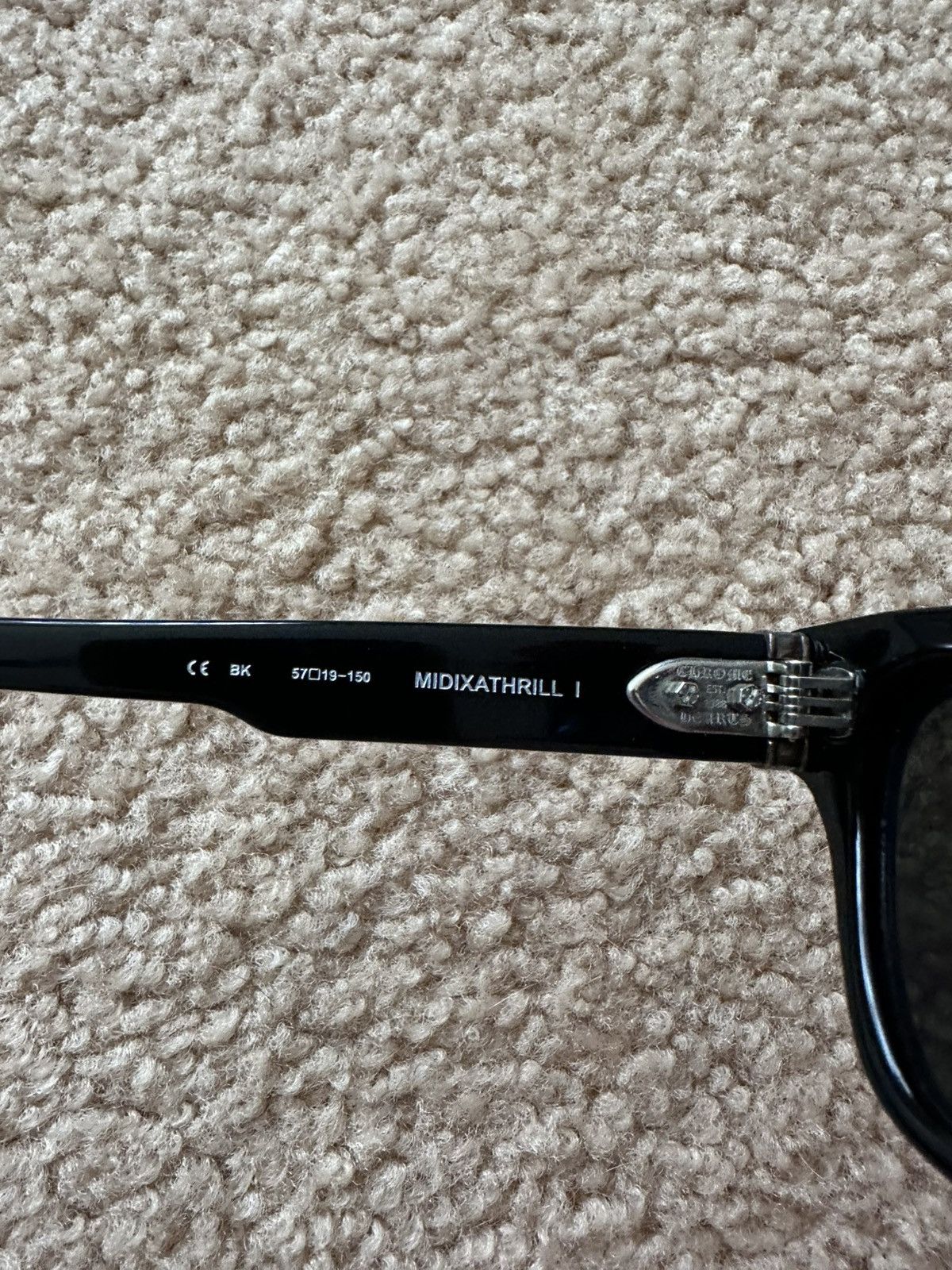 Chrome Hearts Chrome Hearts Midixathrill I Black Sunglasses & Case Size ONE SIZE - 11 Thumbnail