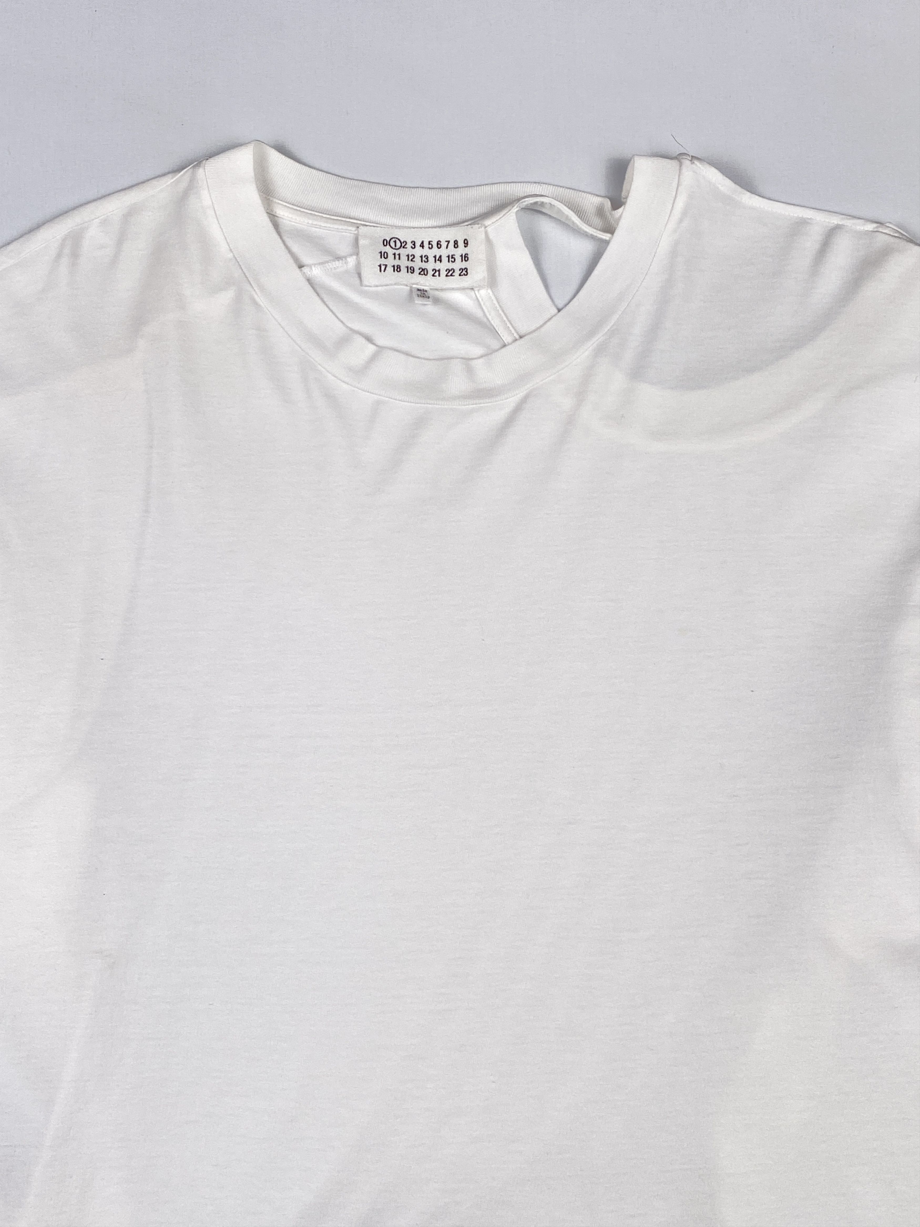 Maison Margiela Line 1 Asymmetric Open Shoulder T-Shirt Size US S / EU 44-46 / 1 - 3 Thumbnail