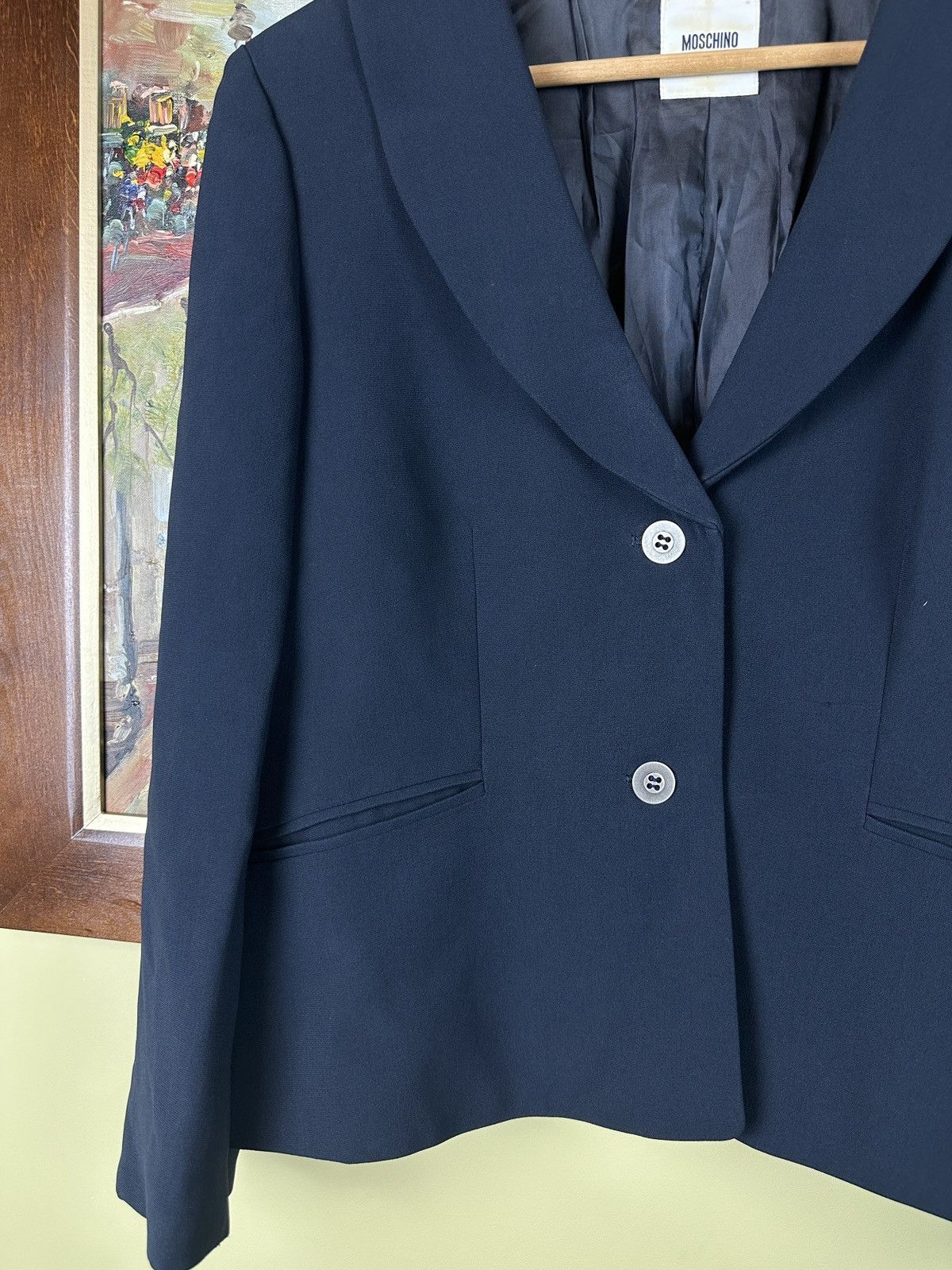 Designer × Moschino Moschink cheap and chic navy blazer Size M / US 6-8 / IT 42-44 - 2 Thumbnail