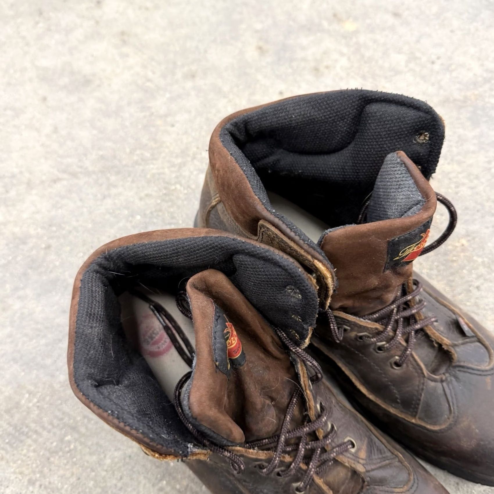 Thorogood Thorogood American Heritage Brown Leather 6" Safety Work Boots USA 10M 804-4860 Mens Workwear Boots Size US 9 / EU 42 - 4 Thumbnail