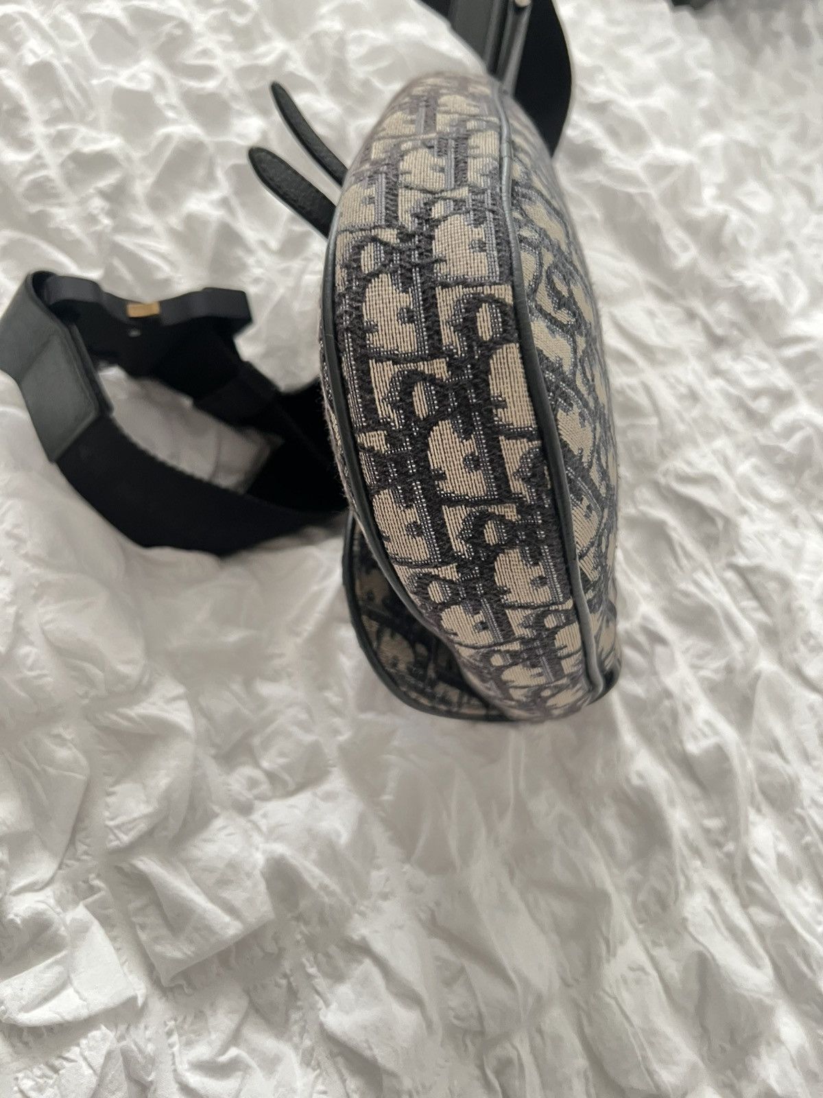 Dior Dior Saddle Bag Beige and Black Dior Oblique Jacquard Size ONE SIZE - 15 Thumbnail