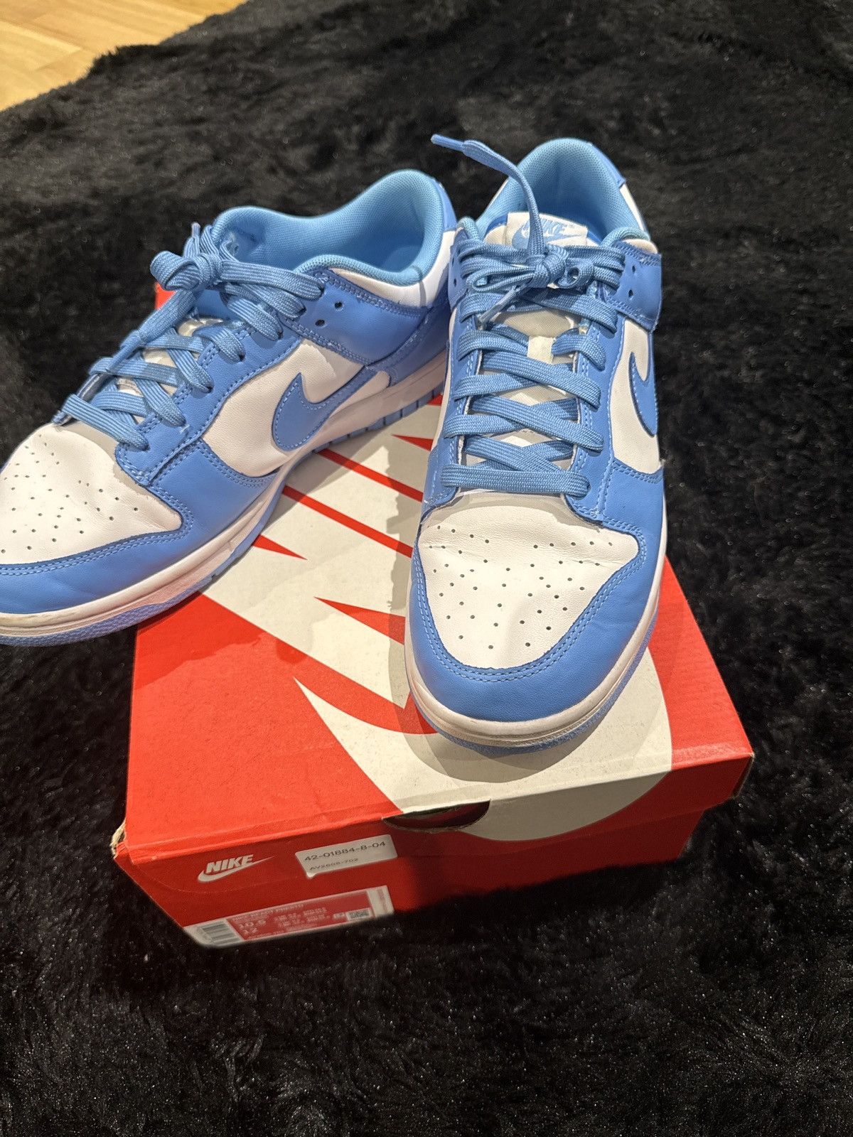 Designer × Nike NIKE Dunk UNC UNIVERSITY BLUE Size US 11 / EU 44 - 6 Thumbnail