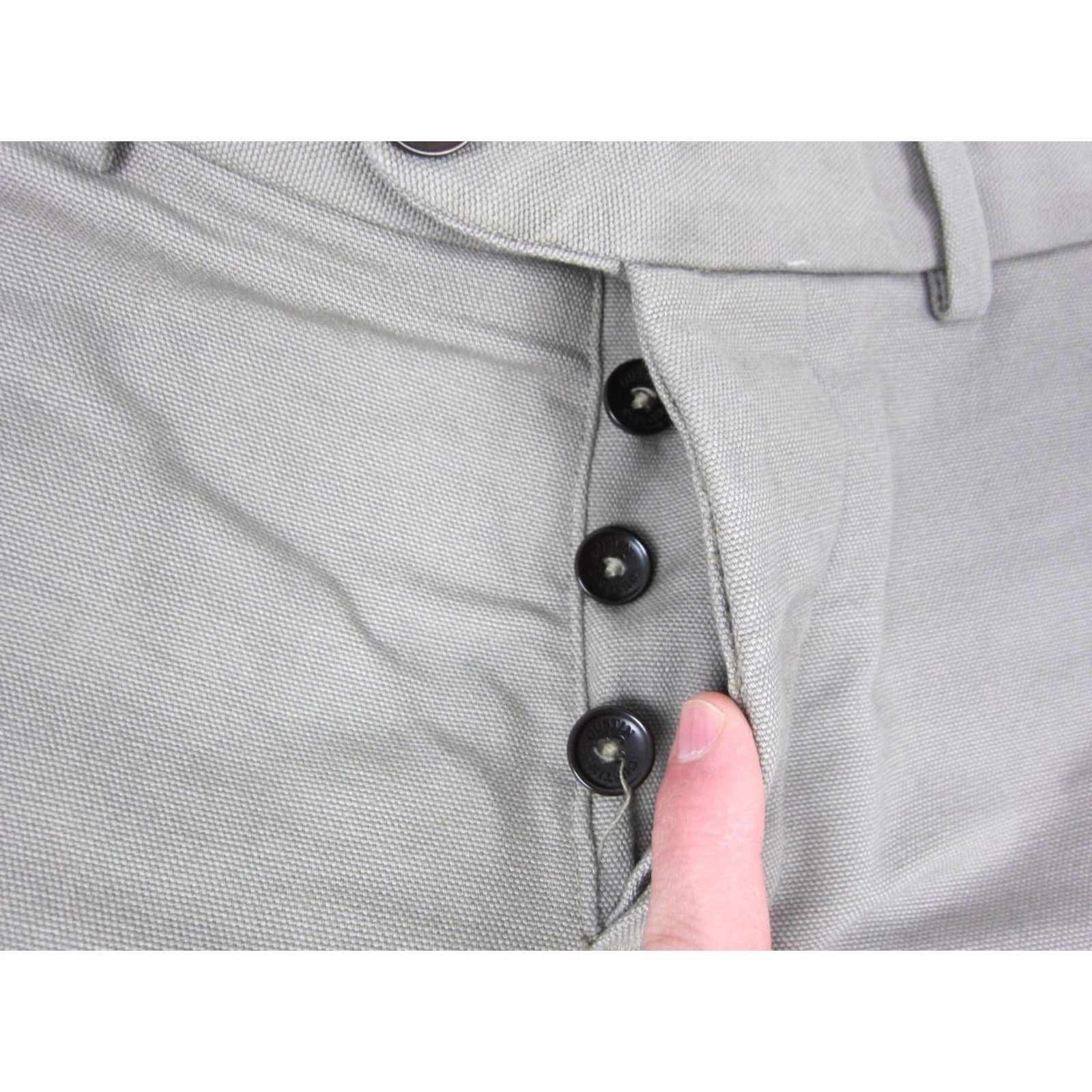 Gustin Gustin Pants Mens 31 Beige Slim Fit Chino Straight Wool Cotton Button Fly USA Made Pants Mens 31 Beige Slim Chino Straight Button Fly USA Made Size US 31 - 4 Thumbnail