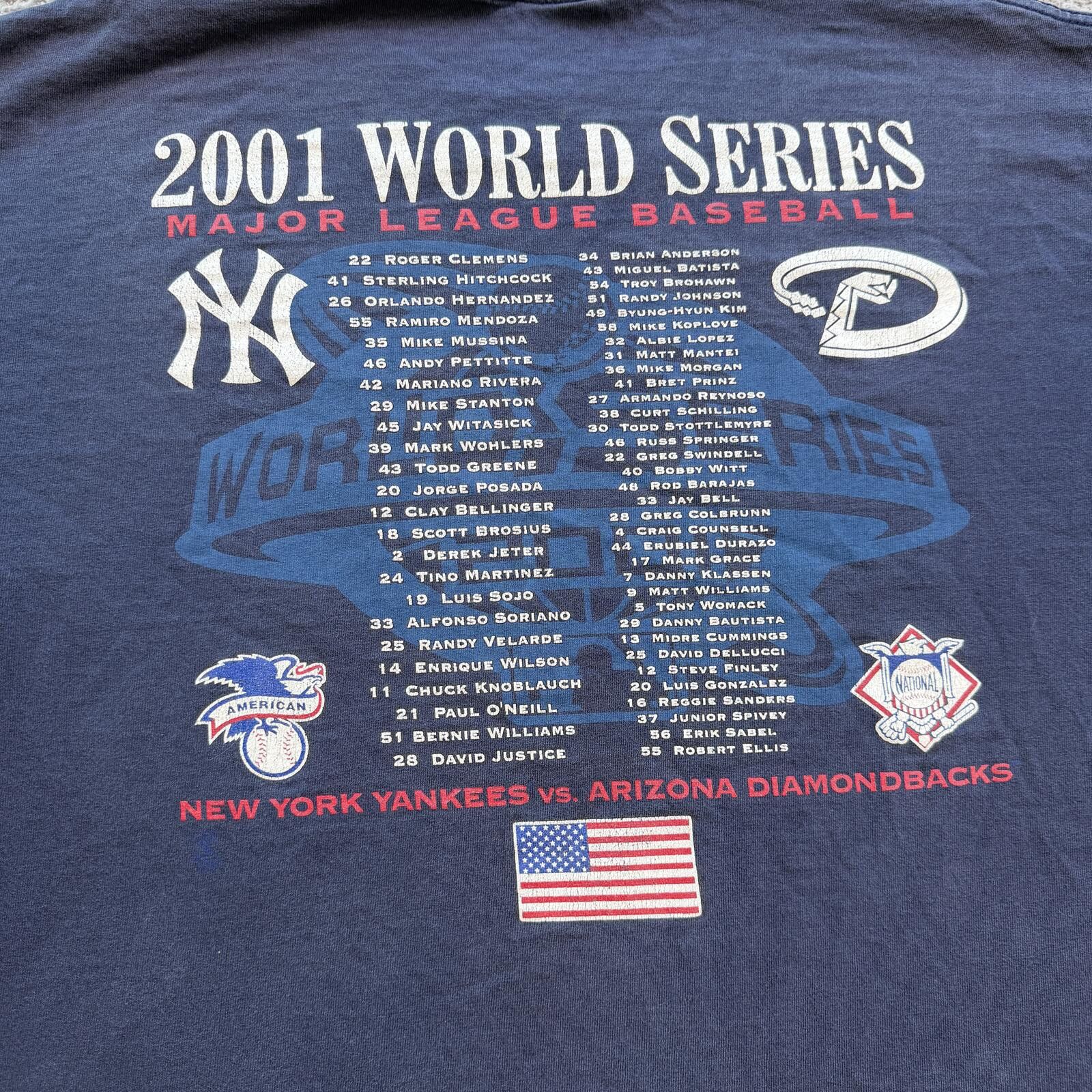 Other Vintage 2001 New York Yankees World Series T Shirt Size US L / EU 52-54 / 3 - 4 Thumbnail