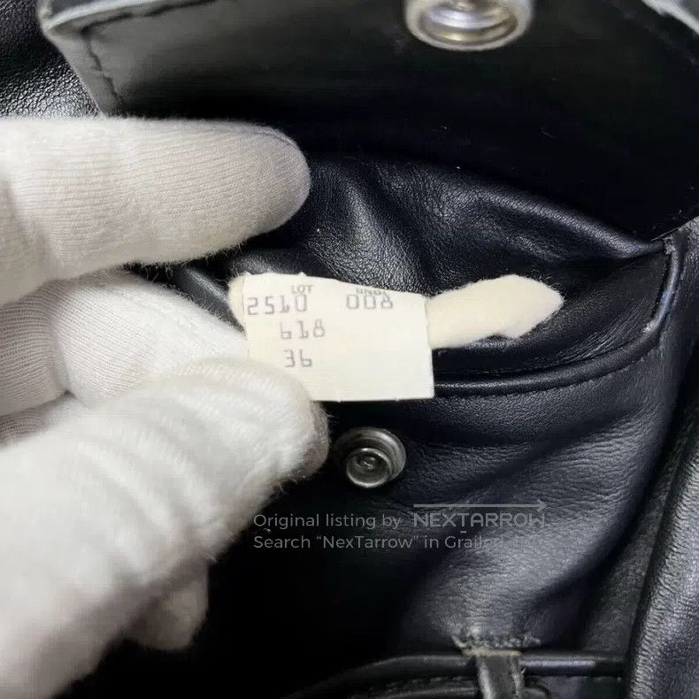 Schott Schott 618 cable-stayed leather jacket Size US S / EU 44-46 / 1 - 6 Thumbnail