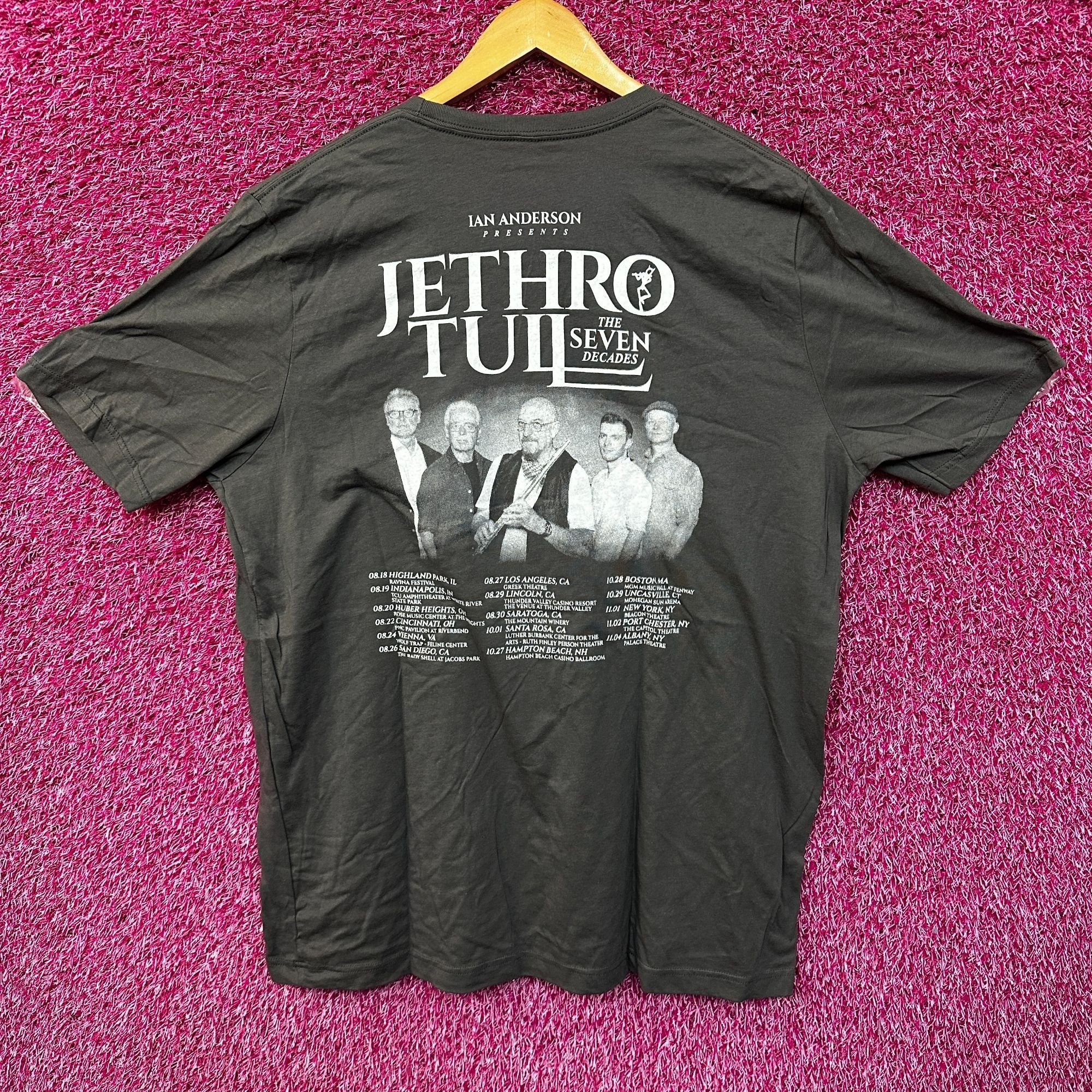 Band Tees Jethro Tull The Seven Decades Tour Tshirt size 2x Size US XXL / EU 58 / 5 - 4 Thumbnail