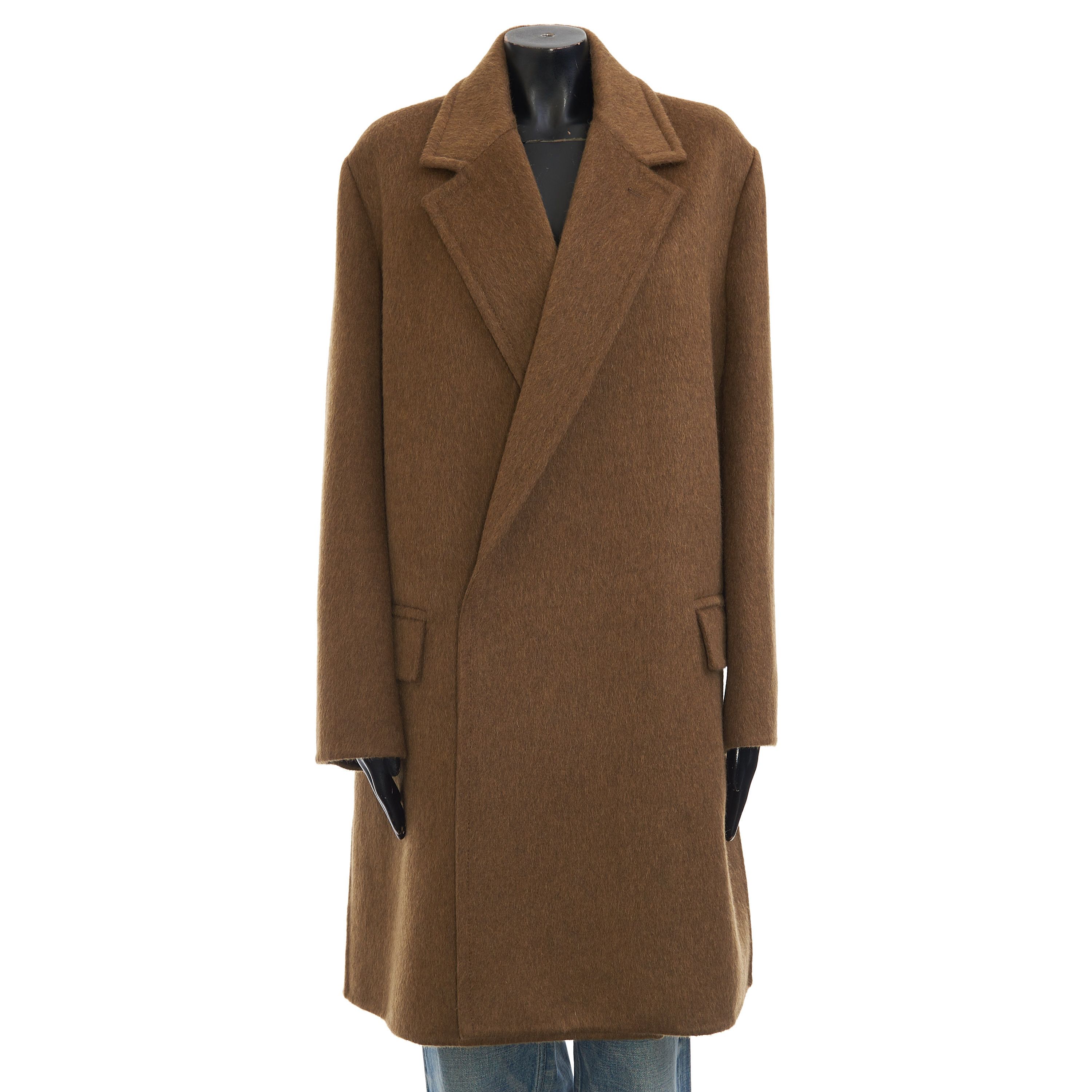 Bottega Veneta Oversized Coat In Double Face Camel Brown Wool & Mohair Size S / US 4 / IT 40 - 2 Thumbnail