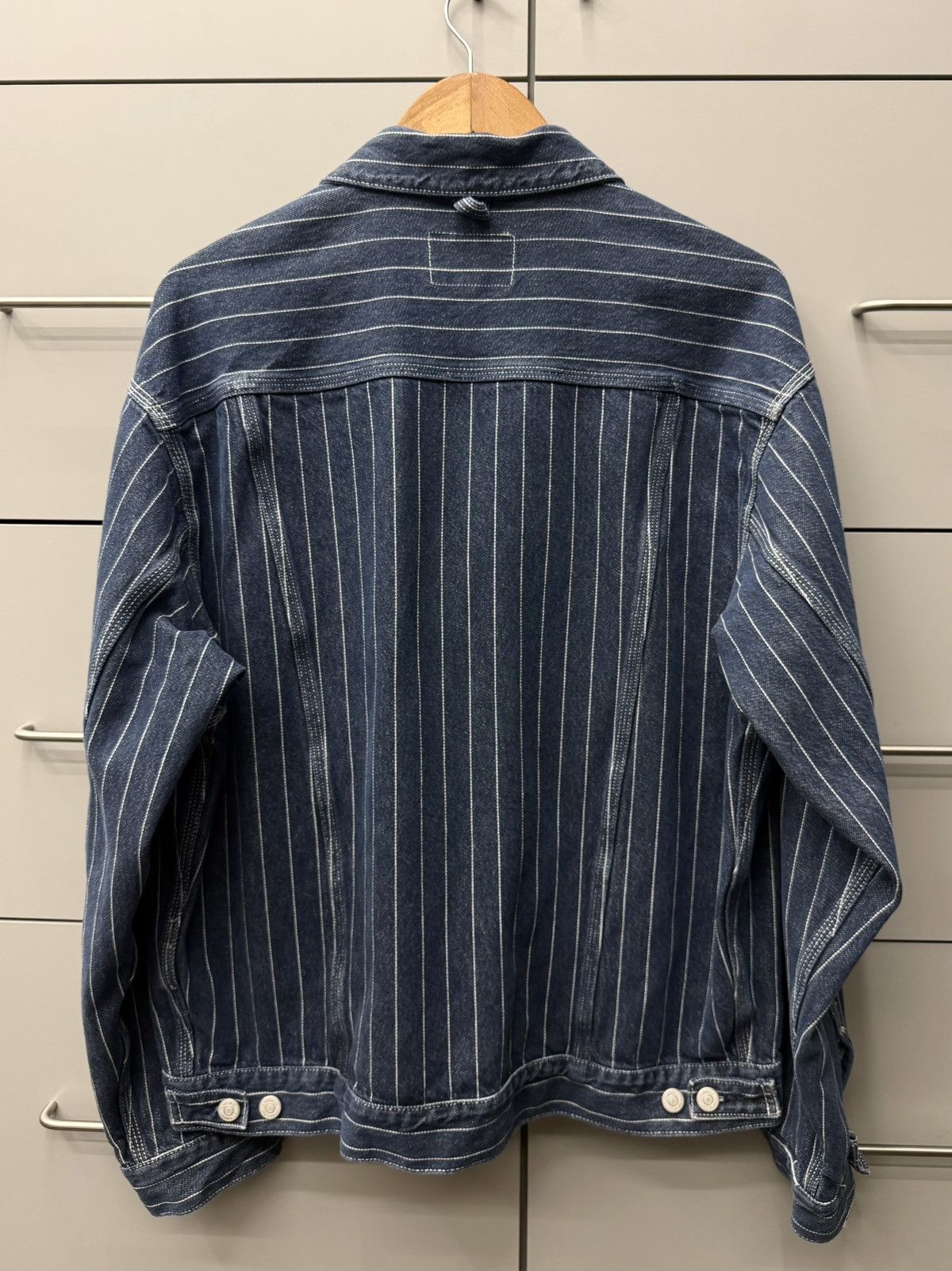 Carhartt Wip CARHARTT WIP Orlean Jacket - Blue/White Orlean Stripe Size US M / EU 48-50 / 2 - 2 Thumbnail
