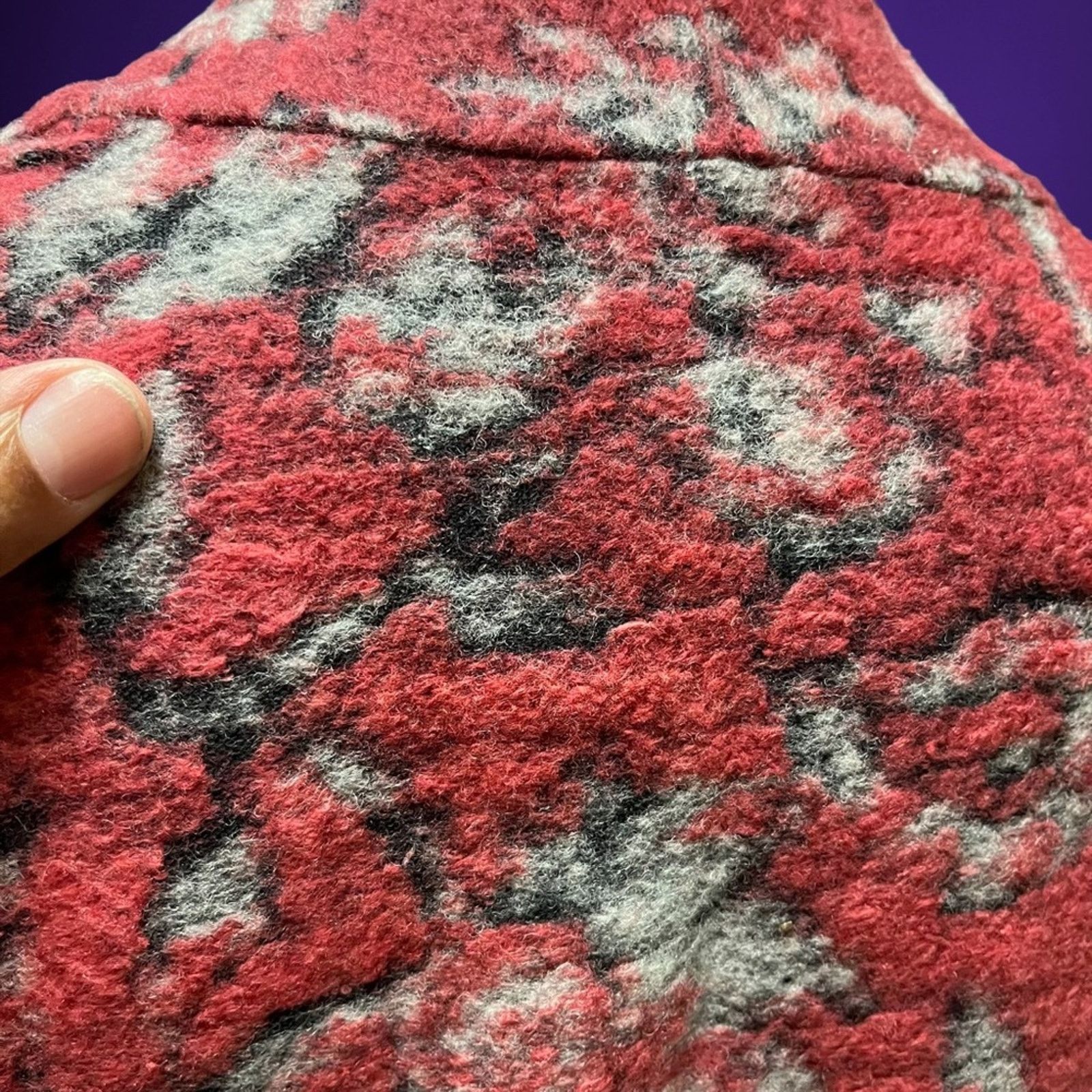 Other Vintage Grandma’s Rug Open Front Cardigan Grannycore Cottage Size L / US 10 / IT 46 - 5 Thumbnail