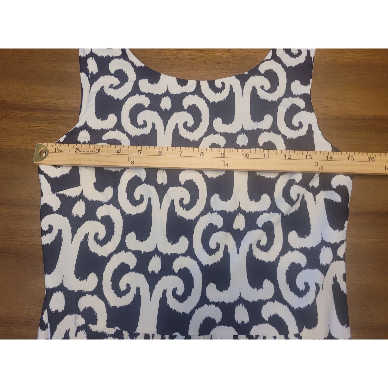 Other NWOT Jude Connally Mary Pat Dress White & Navy Ikat Print S Size S / US 4 / IT 40 - 8 Thumbnail