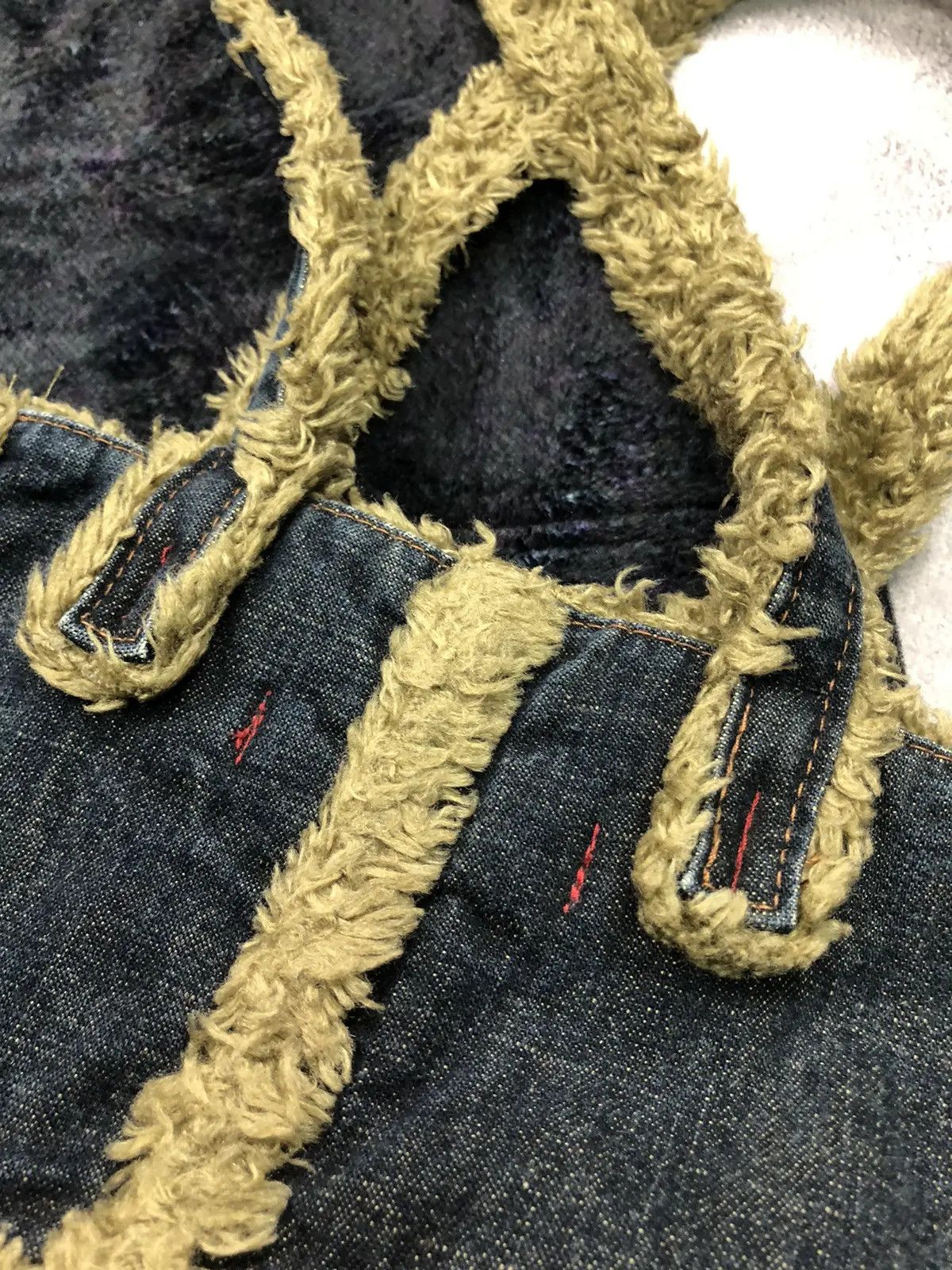Miss Sixty MISS SIXTY Avantgarde Mohair Denim Shopper Bag Streetwear Size ONE SIZE - 9 Thumbnail