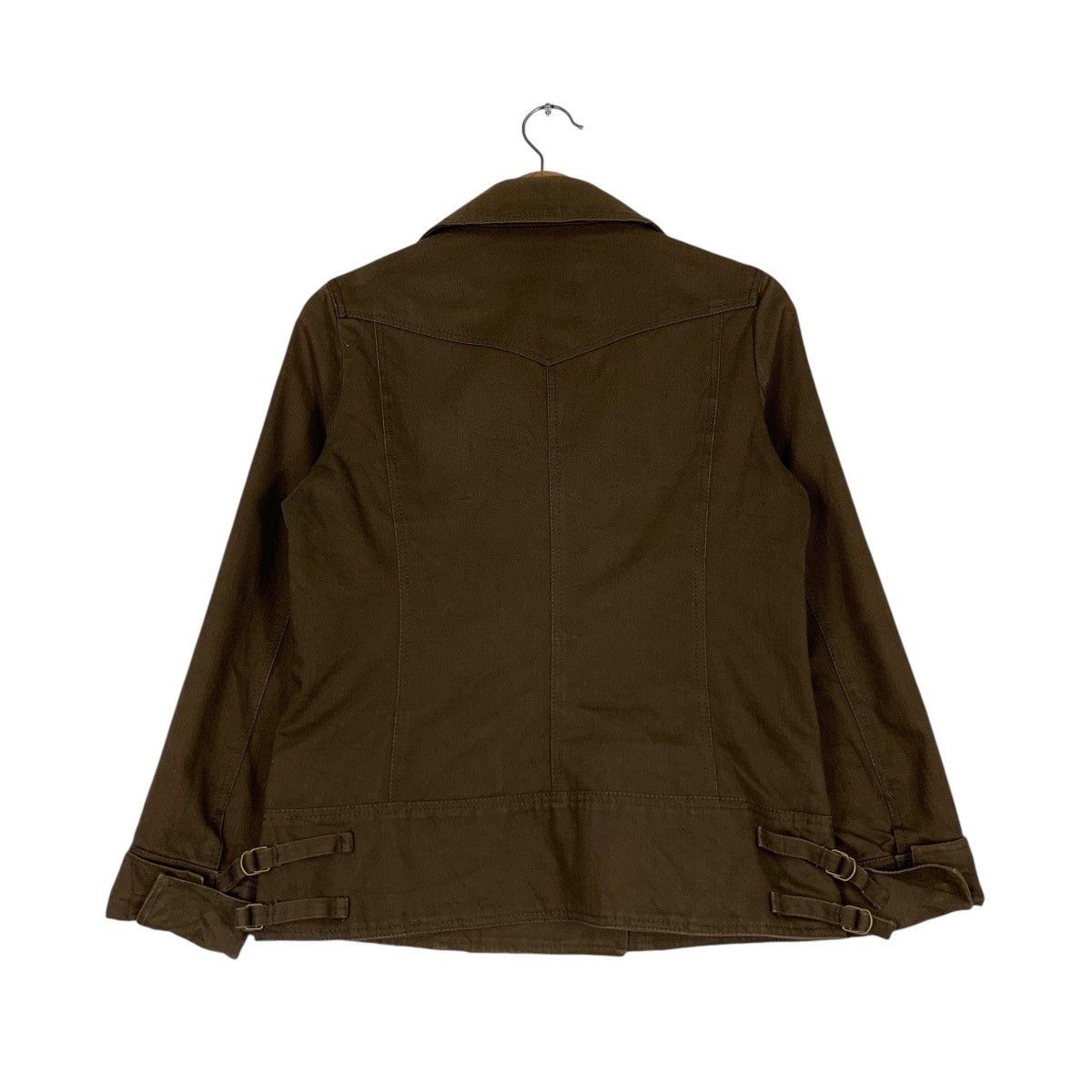 Japanese Brand ANZU ANNEE Brown Double Breasted Coat #1253-C57 Size M / US 6-8 / IT 42-44 - 7 Thumbnail