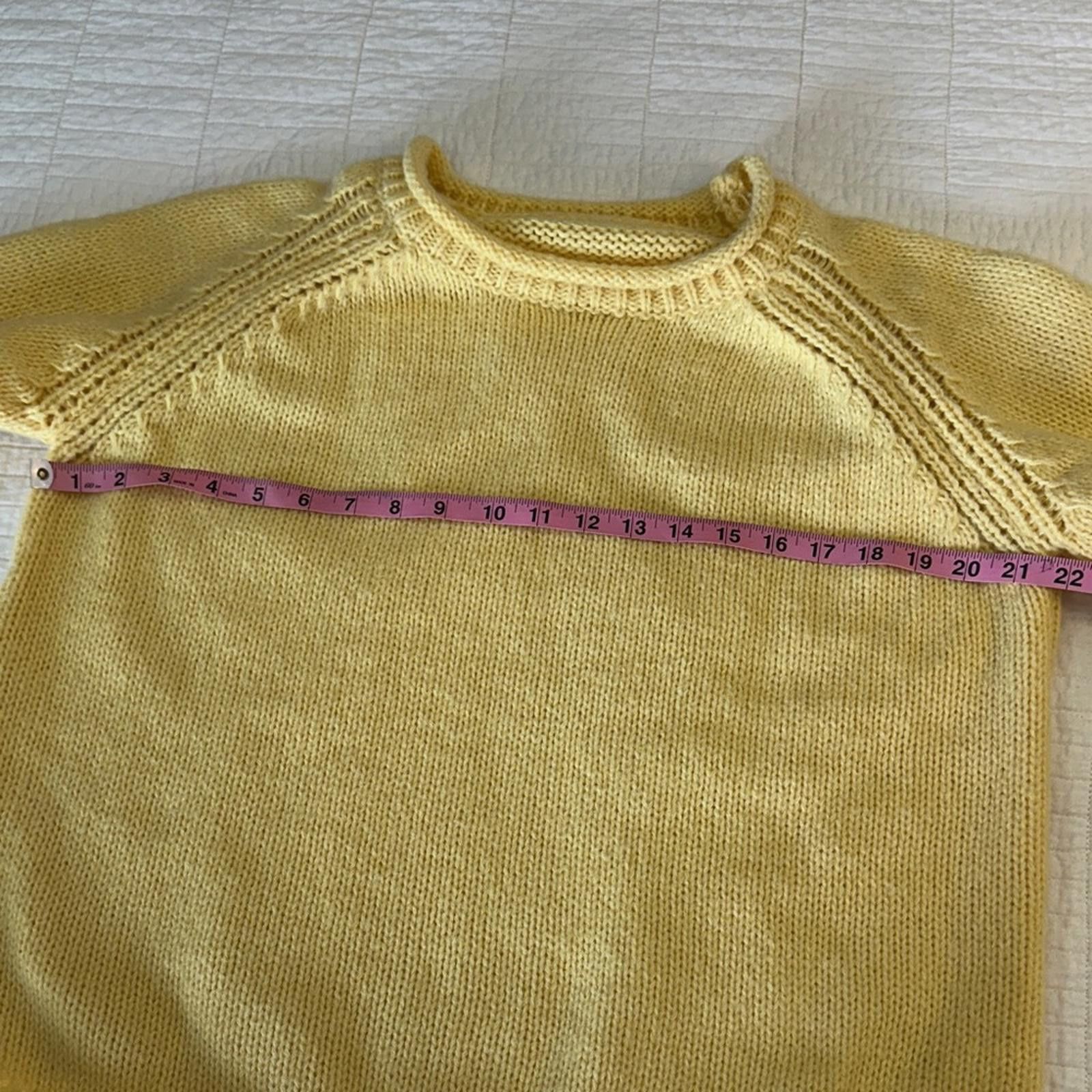 Team Cozy Knit Cozy Sweater Soft Yellow Sweater Large Oversized EUC Size L / US 10 / IT 46 - 5 Thumbnail