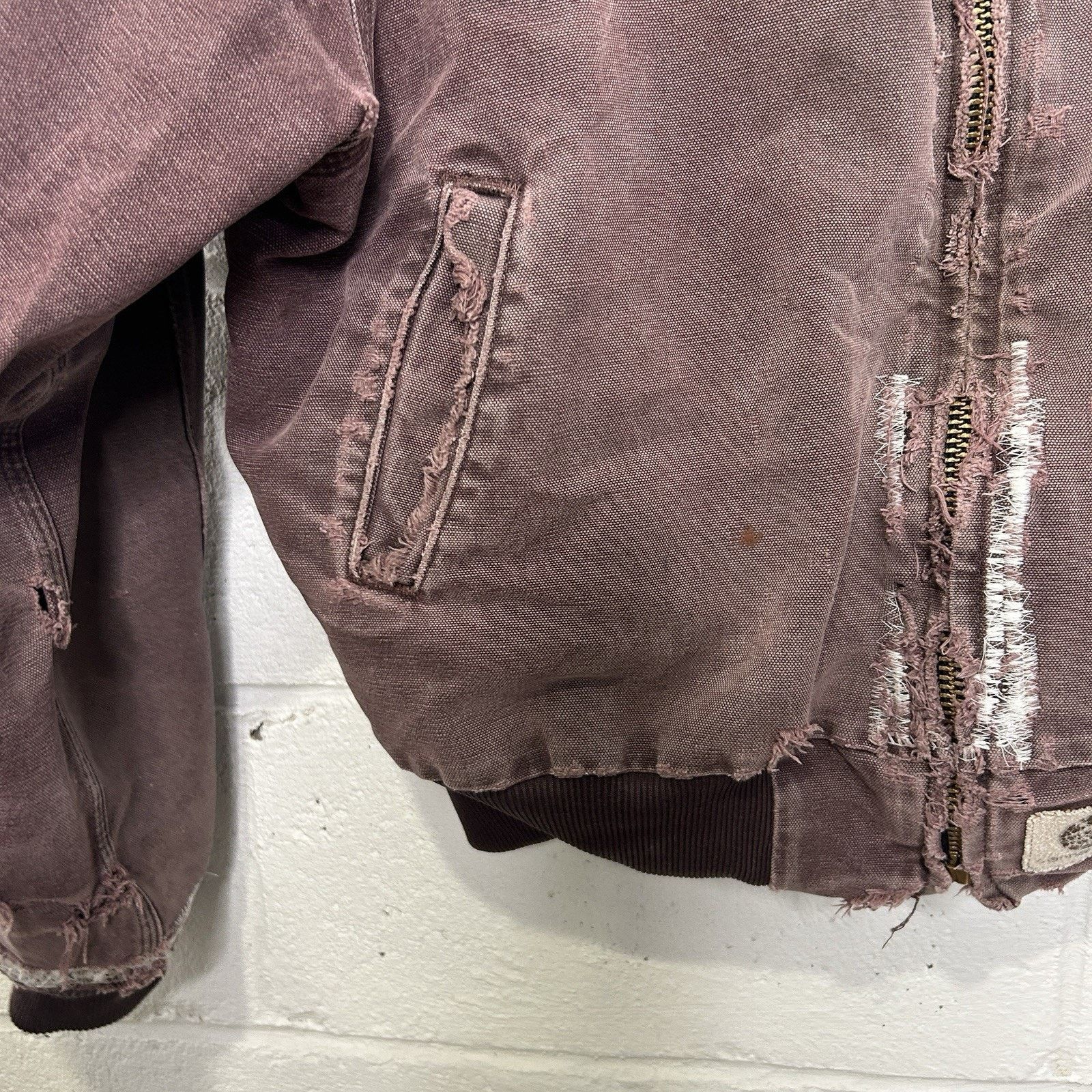 Carhartt Vintage Carhartt Quilted Santa Fe Jacket “Burgundy” J14 BRG Size US L / EU 52-54 / 3 - 6 Thumbnail