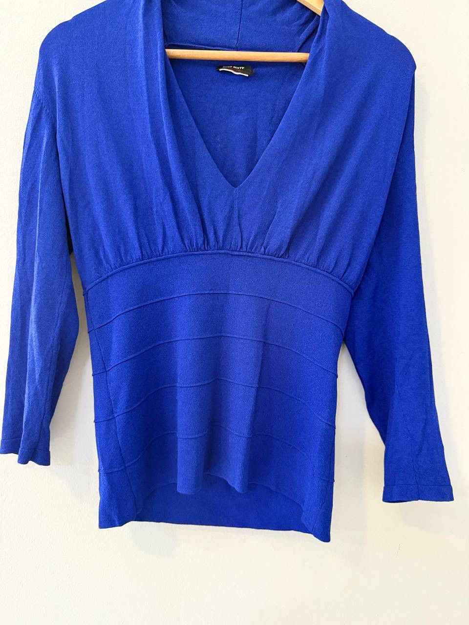 Miss Sixty Blouse Miss Sixty Avant-garde Blue JPG style long sleeve Size M / US 6-8 / IT 42-44 - 9 Thumbnail