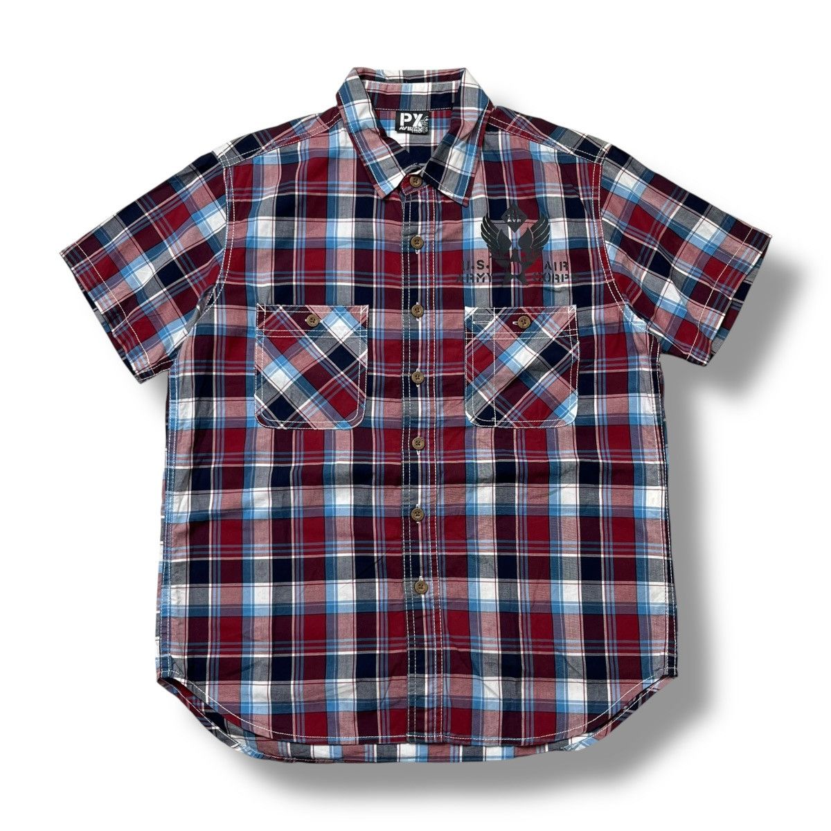 Avirex Avirex Checkered Button ups shirt double pocket Size US M / EU 48-50 / 2 - 1 Thumbnail