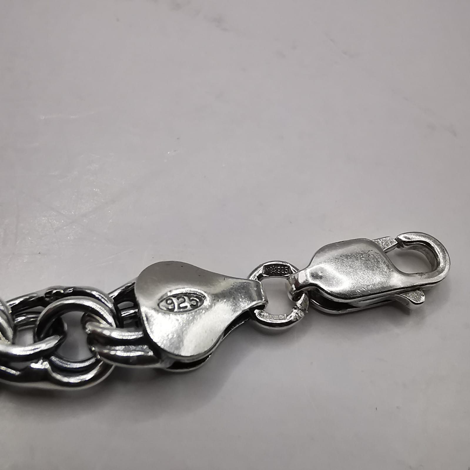 Sterling Silver Vintage Chain,925 Sterling Silver,Signed , Handmade 33,50g Size ONE SIZE - 5 Thumbnail