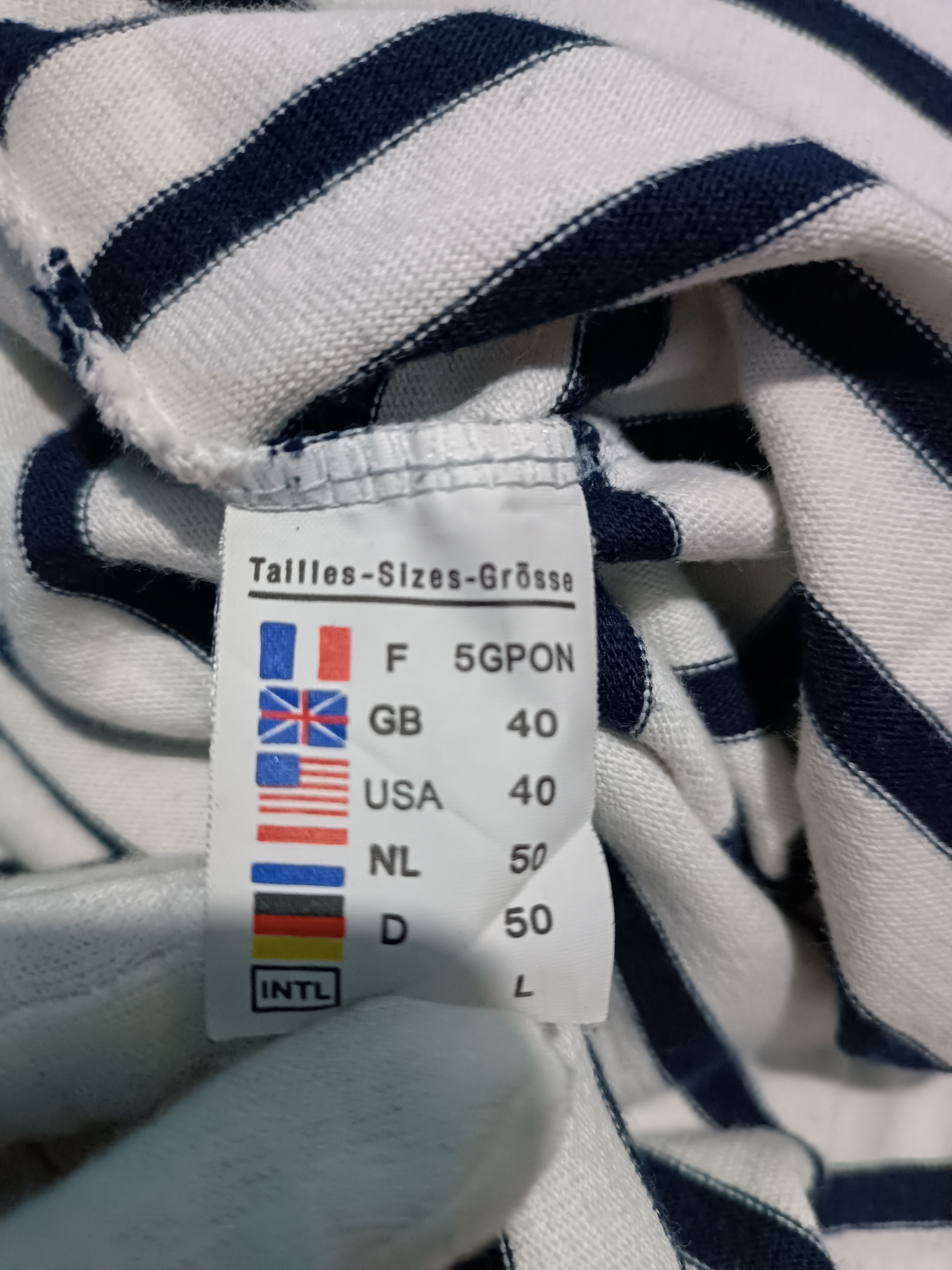 Saint James Saint James L'atelier Long Sleeve Striped Sailor T-shirt Size US M / EU 48-50 / 2 - 5 Thumbnail