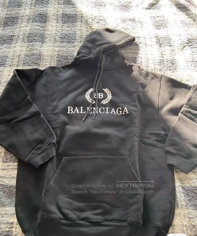 Balenciaga Balenciaga Hooded Fleece Loose Fit Sweatshirt Size US XS / EU 42 / 0 - 1 Thumbnail