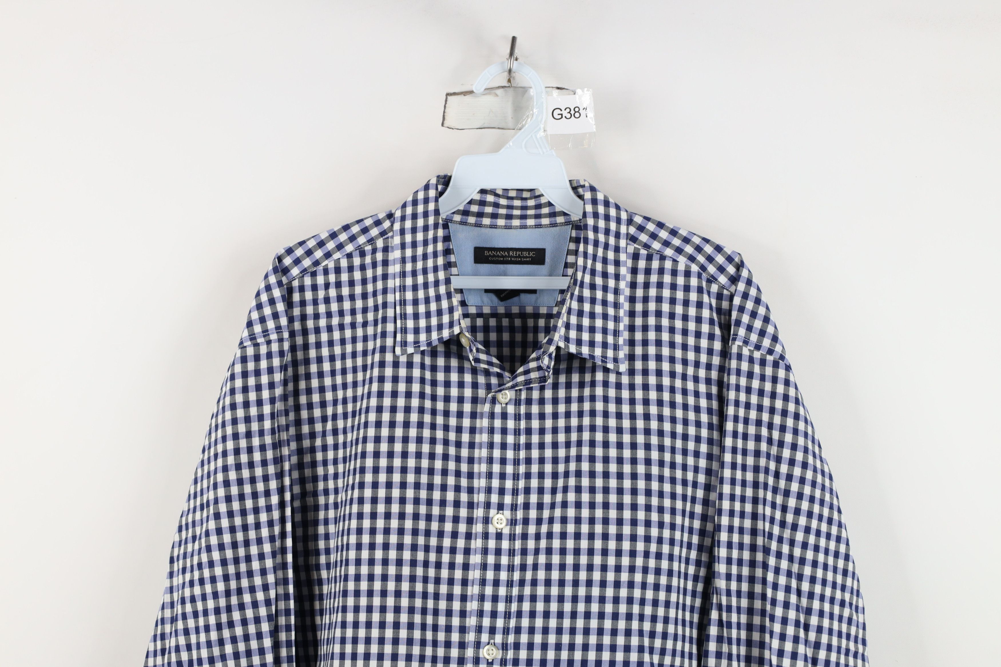 Banana Republic Banana Republic Wash Camden Fit Collared Button Shirt Plaid Size US XL / EU 56 / 4 - 2 Thumbnail