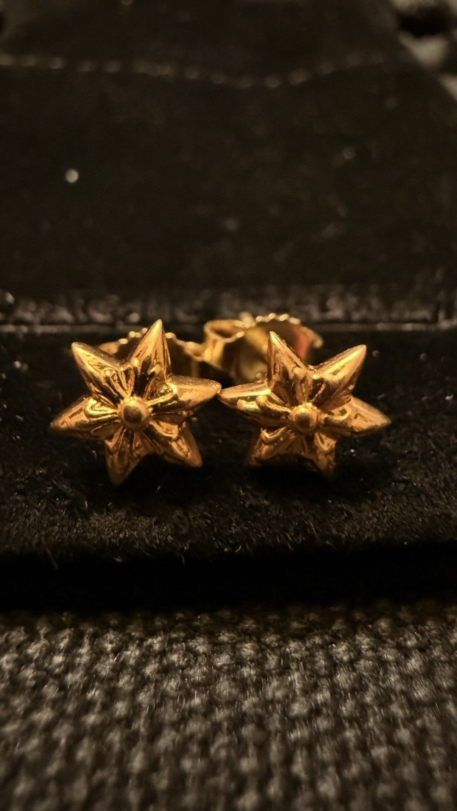 Chrome Hearts Chrome Hearts Gold Star Stud Earrings Size ONE SIZE - 7 Thumbnail