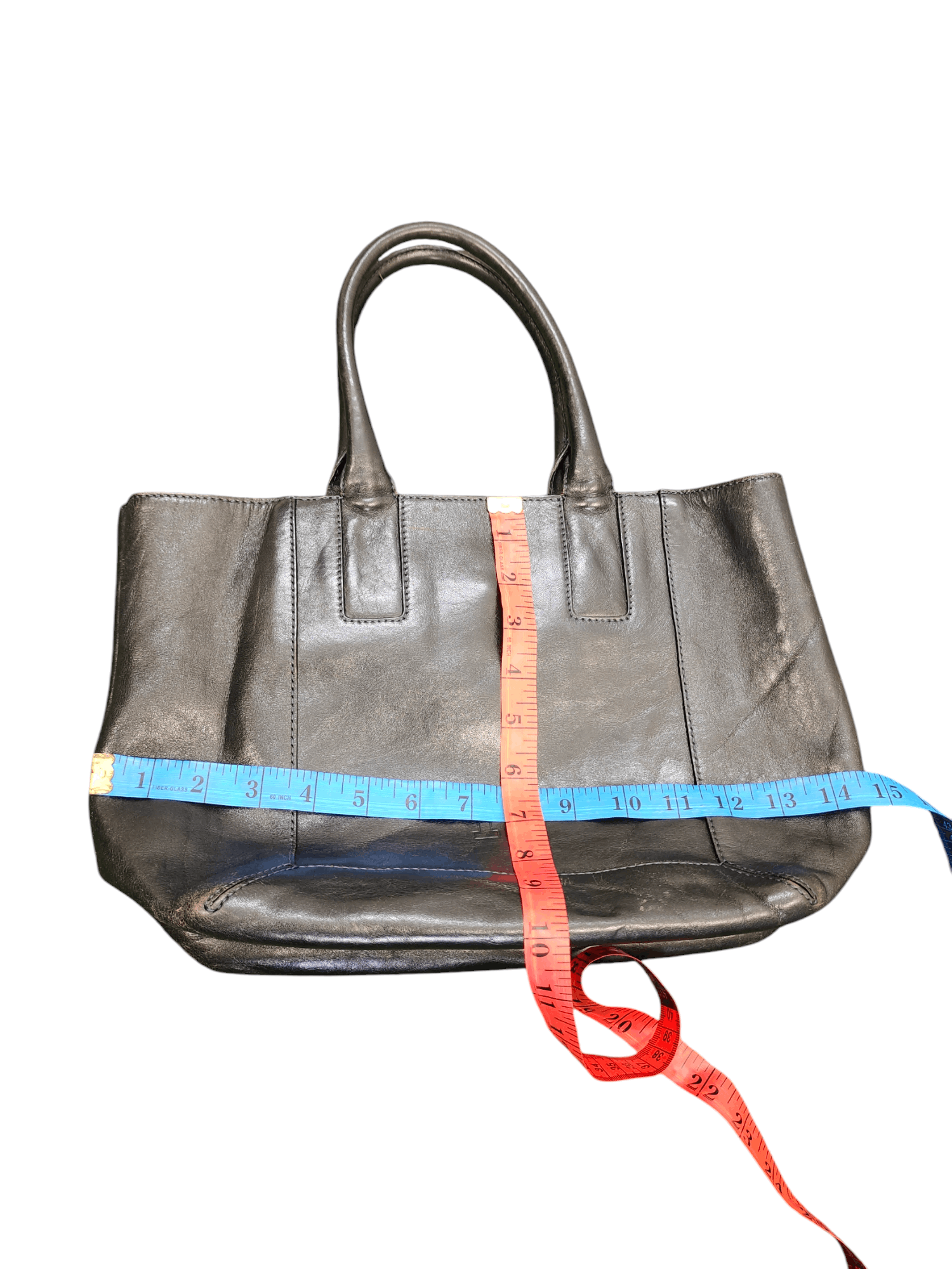 Leather Vintage Hirofu Italy Patina Leather Tote Bag Size ONE SIZE - 16 Thumbnail