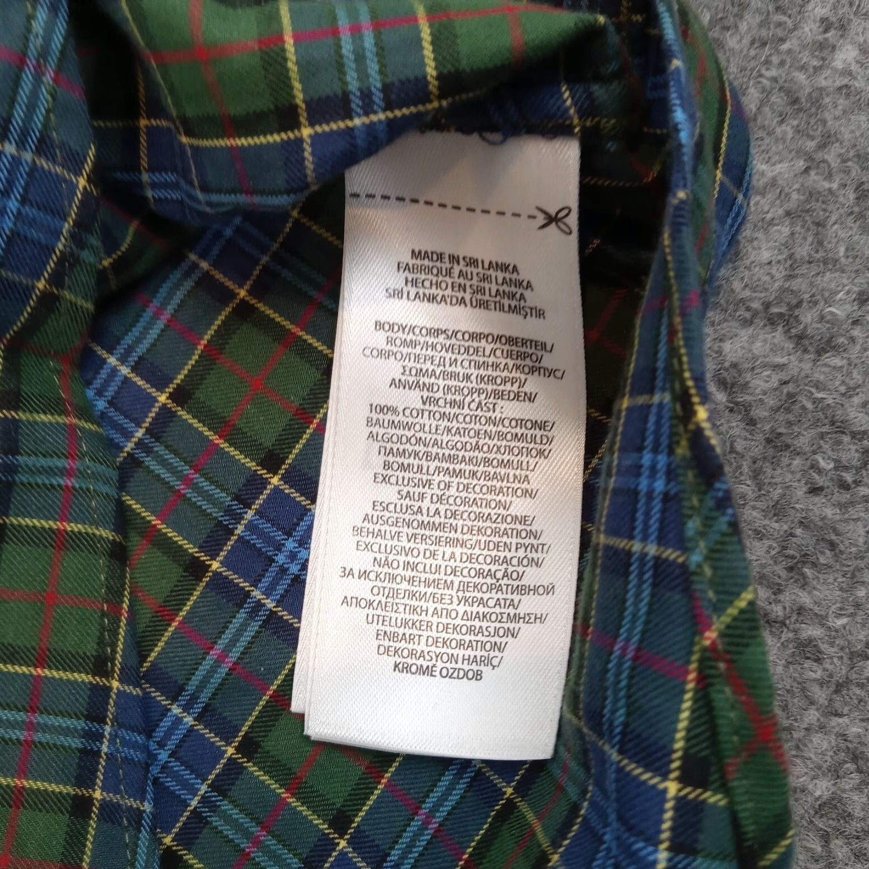 Ralph Lauren Ralph Lauren Shirt Mens 2XL XXL Green Blue Plaid Button Up Casual Classic Fit Size US XXL / EU 58 / 5 - 7 Thumbnail