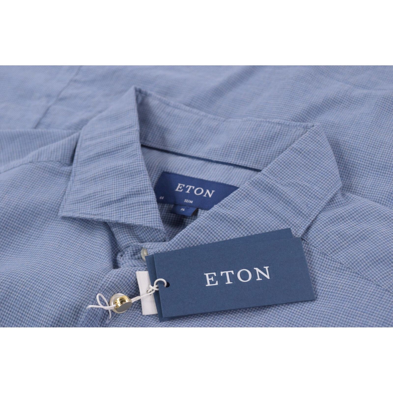 Eton Eton New with tags Shirt Size XL US In Blue Size US XL / EU 56 / 4 - 1 Thumbnail