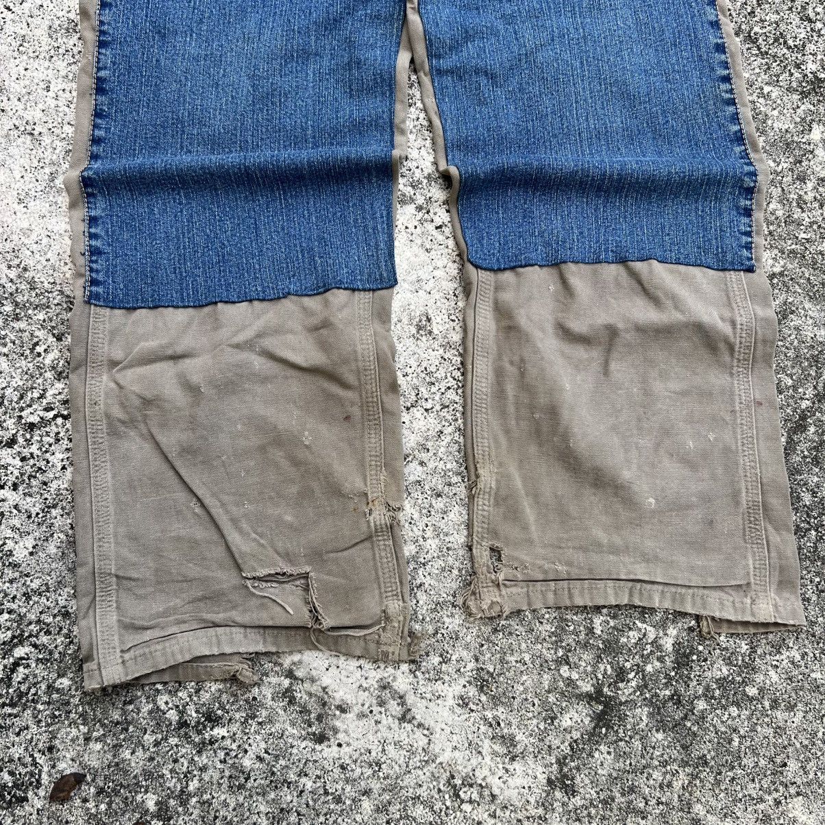 Carhartt “CARHARTT” HEAVY DISTRESS CUSTOM DOUBLE KNEE PANTS Size US 32 / EU 48 - 5 Thumbnail