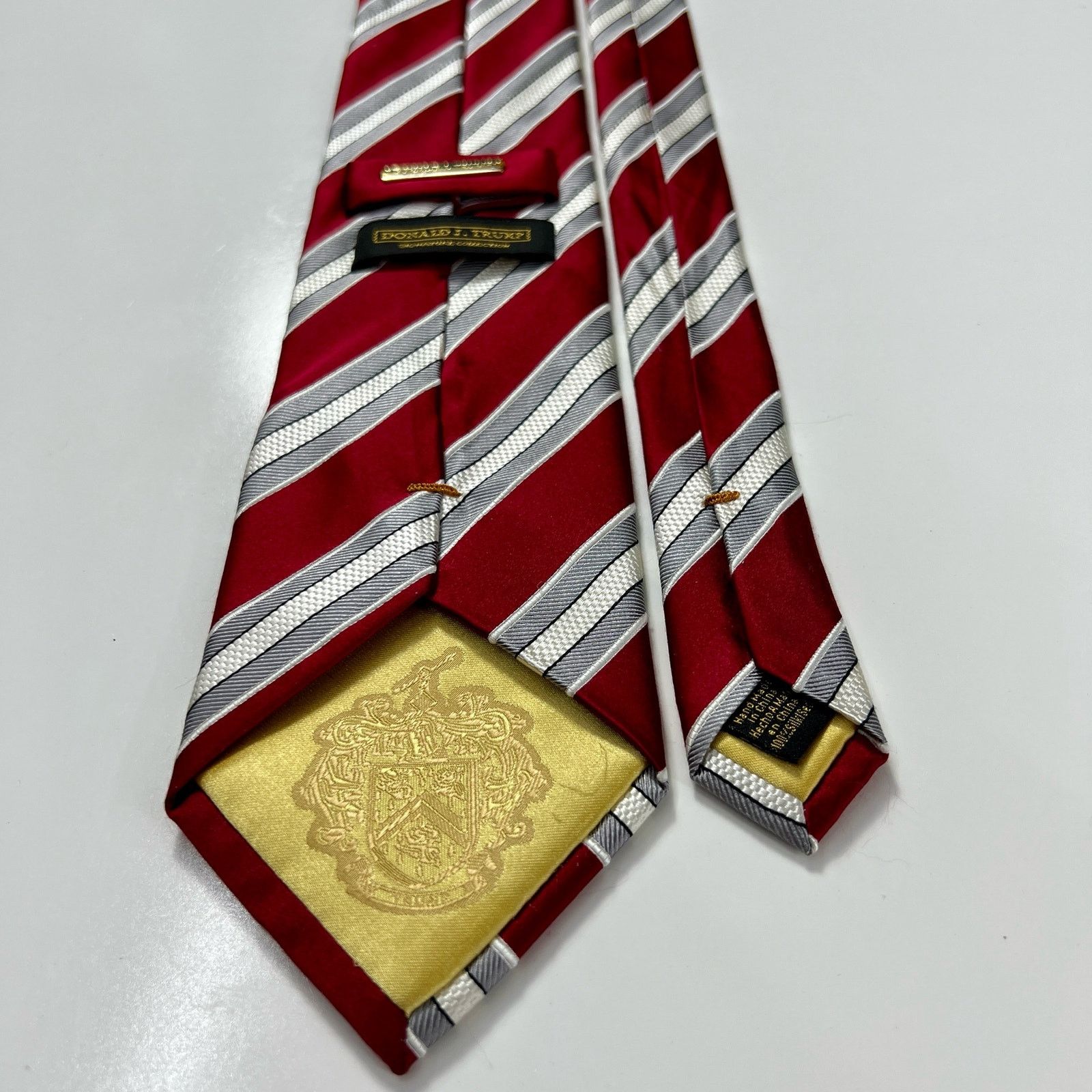 Donald Trump Donald Trump Signature Men Necktie Red Paisley 100% Silk Tie Size ONE SIZE - 2 Thumbnail