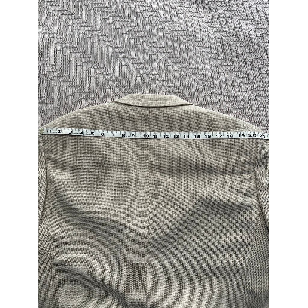 John Weitz John Weitz khaki silk three button blazer size 44L Size 44L - 10 Thumbnail