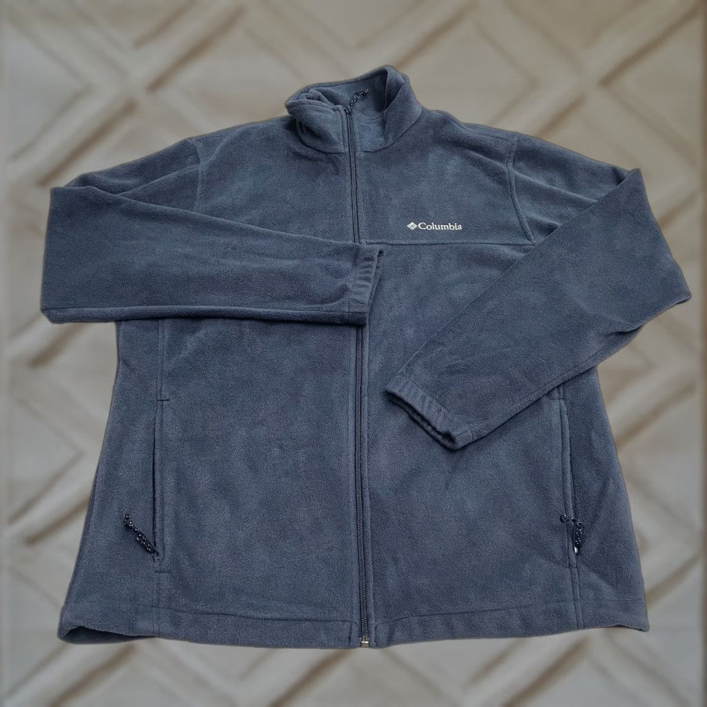 Vintage Columbia Steens Mountain Fleece Jacket Men L Blue Full Zip Pockets Outdoor Size US L / EU 52-54 / 3 - 1 Thumbnail